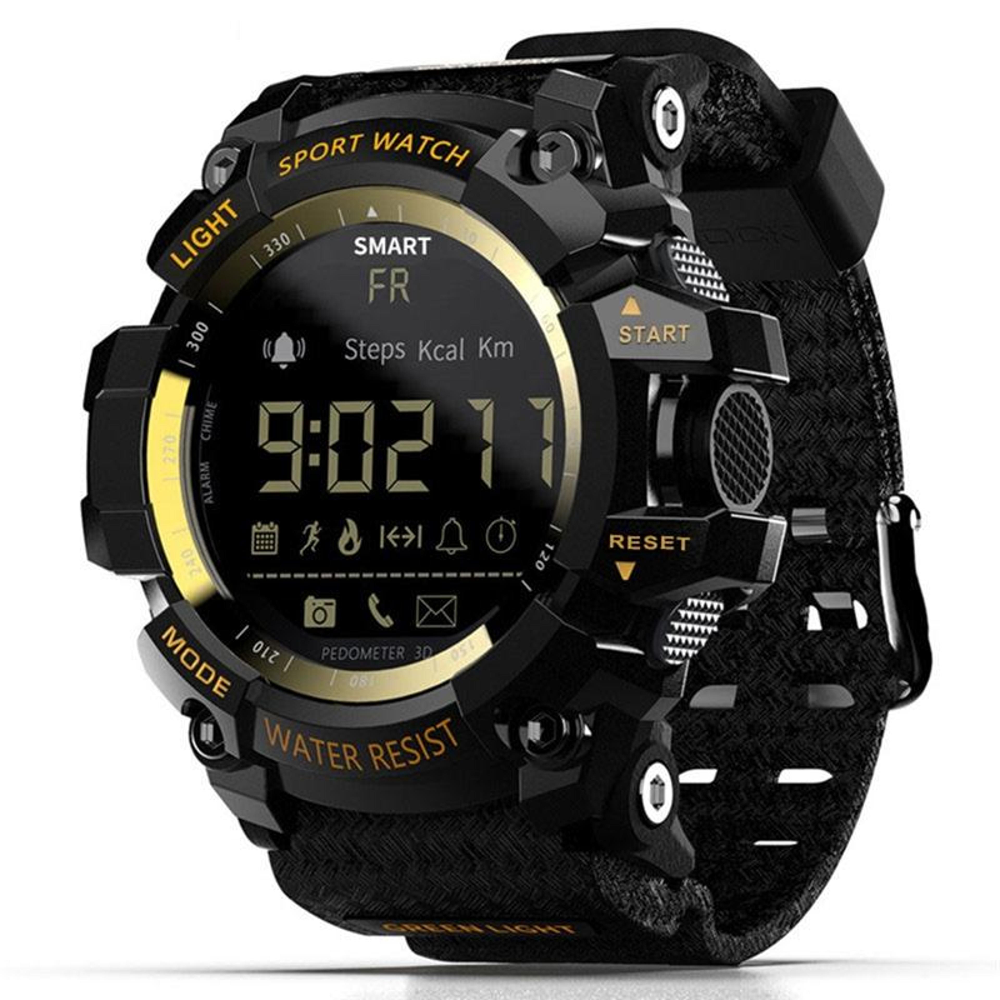 Lokmat MK16 Waterproof Smart Watch With LCD Display Bluetooth Fitness Tracker And Message Notificat 0