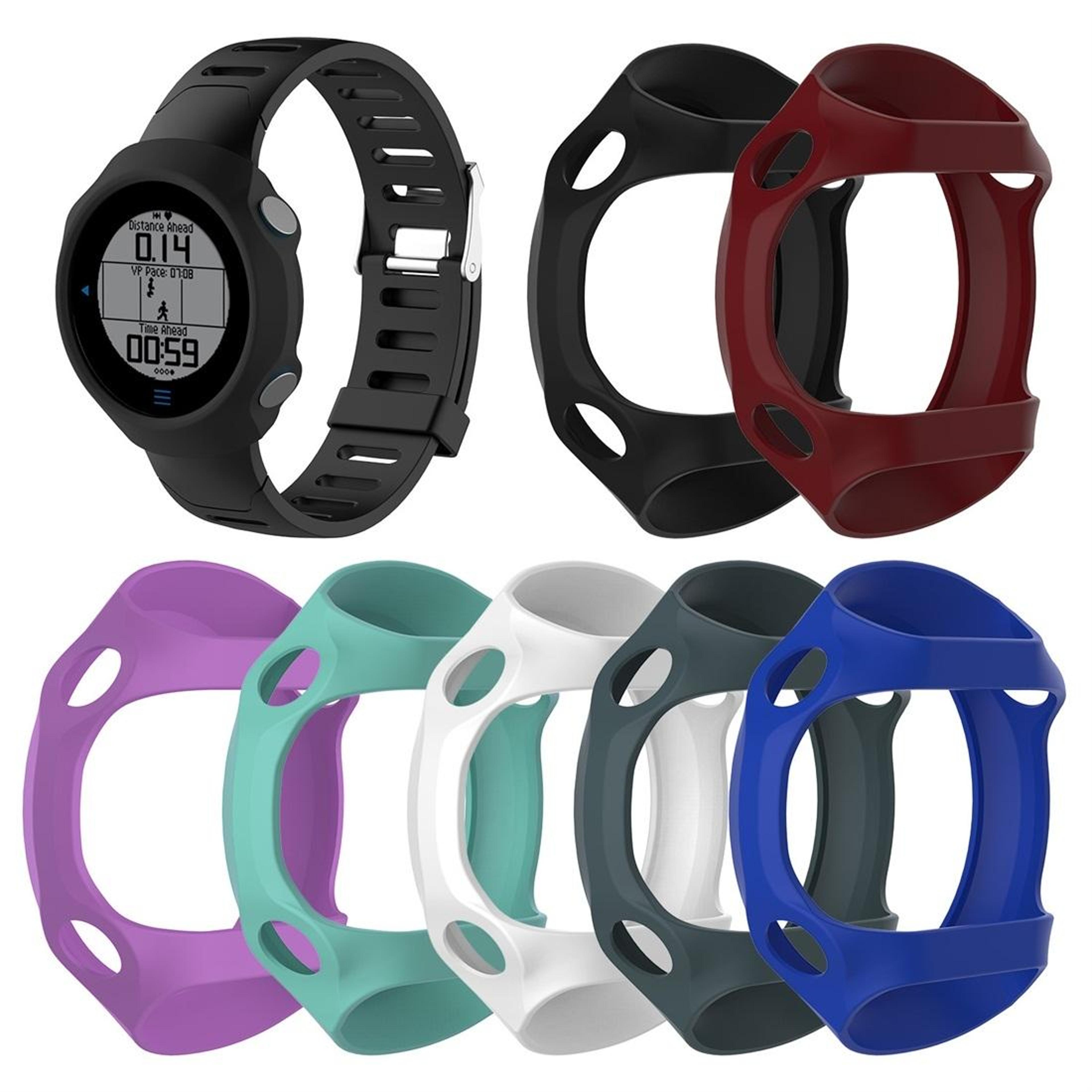 Garmin Forerunner 610 Silicone Protective Case Soft Watch Cover Shock Resistant Bumper 3