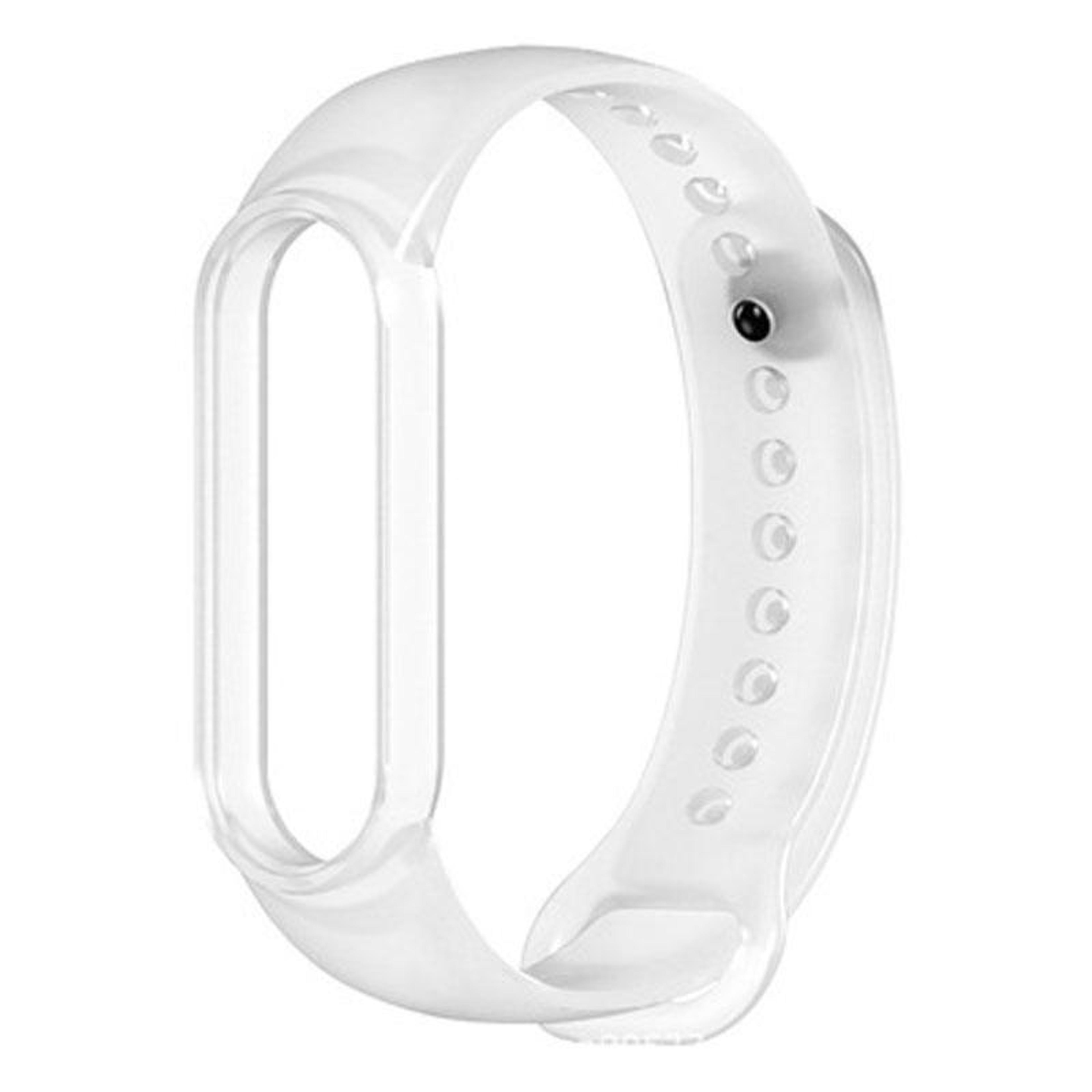Xiaomi Mi Band 6 Silicone Watch Band Translucent Adjustable Replacement Strap 0
