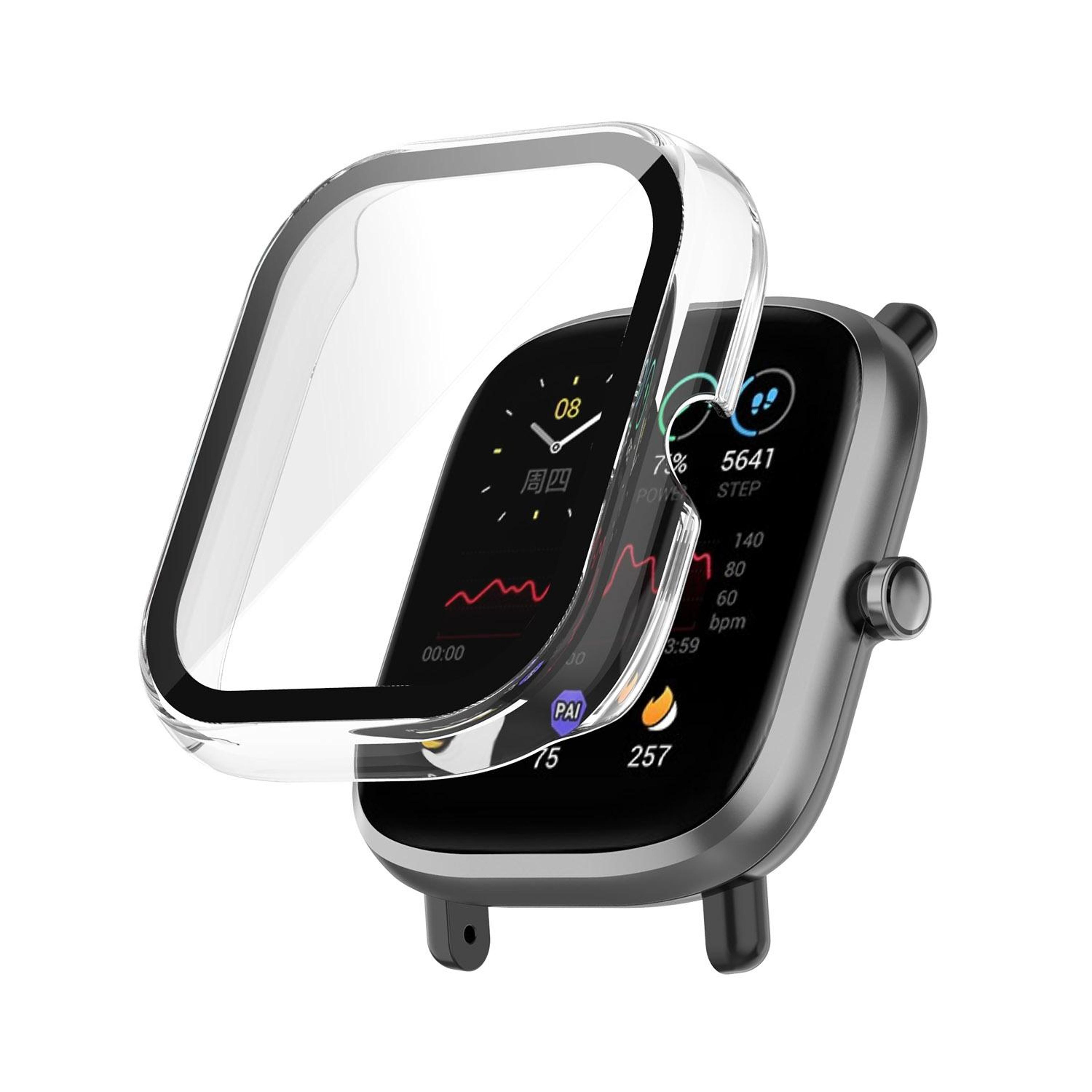 Amazfit Bip U Bip U Pro Pop Pop Pro Tempered Glass Watch Case Full Coverage Protective Cover 0