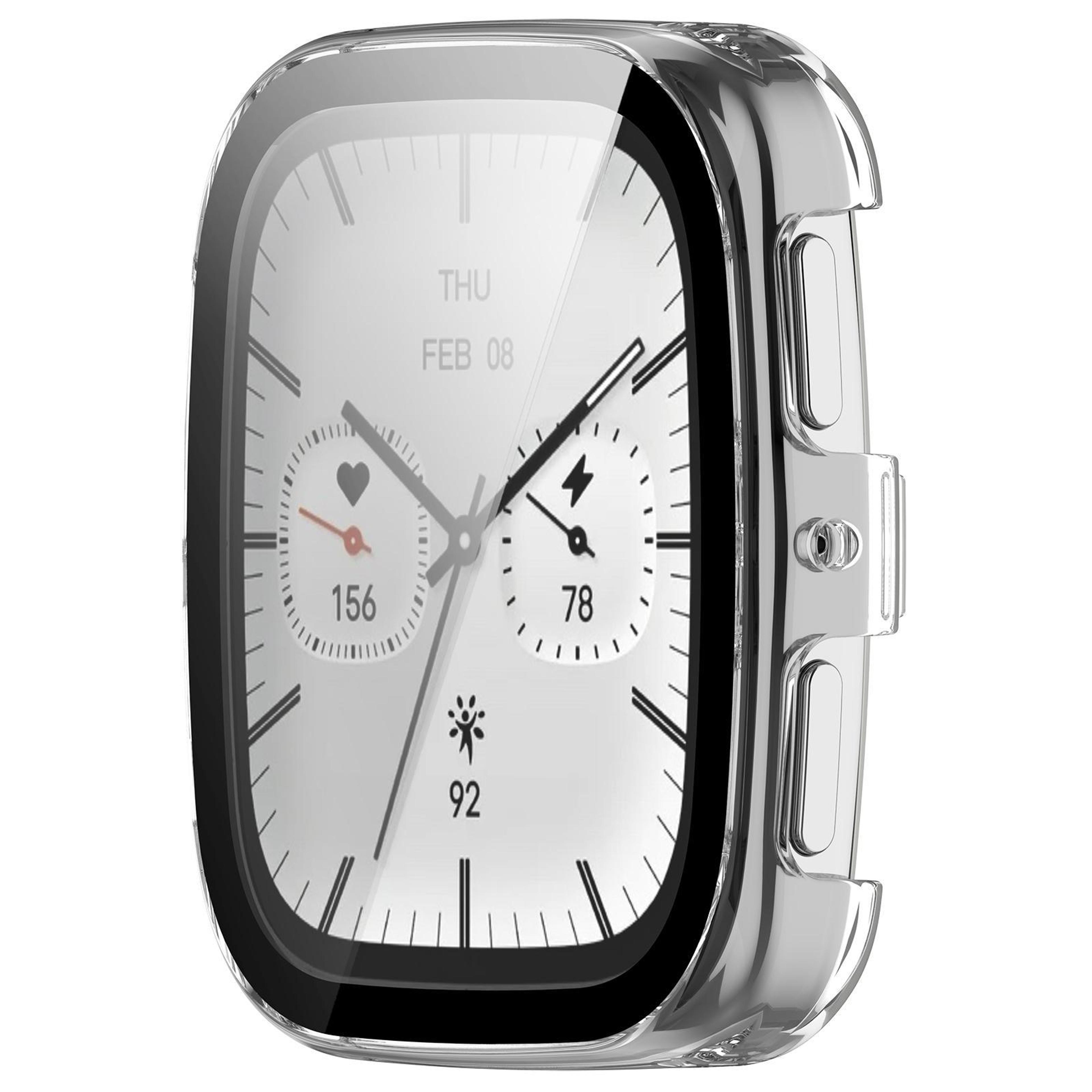 Amazfit Active 2 Square Protective Case With Tempered Glass Screen Protector PC Full Cover 1