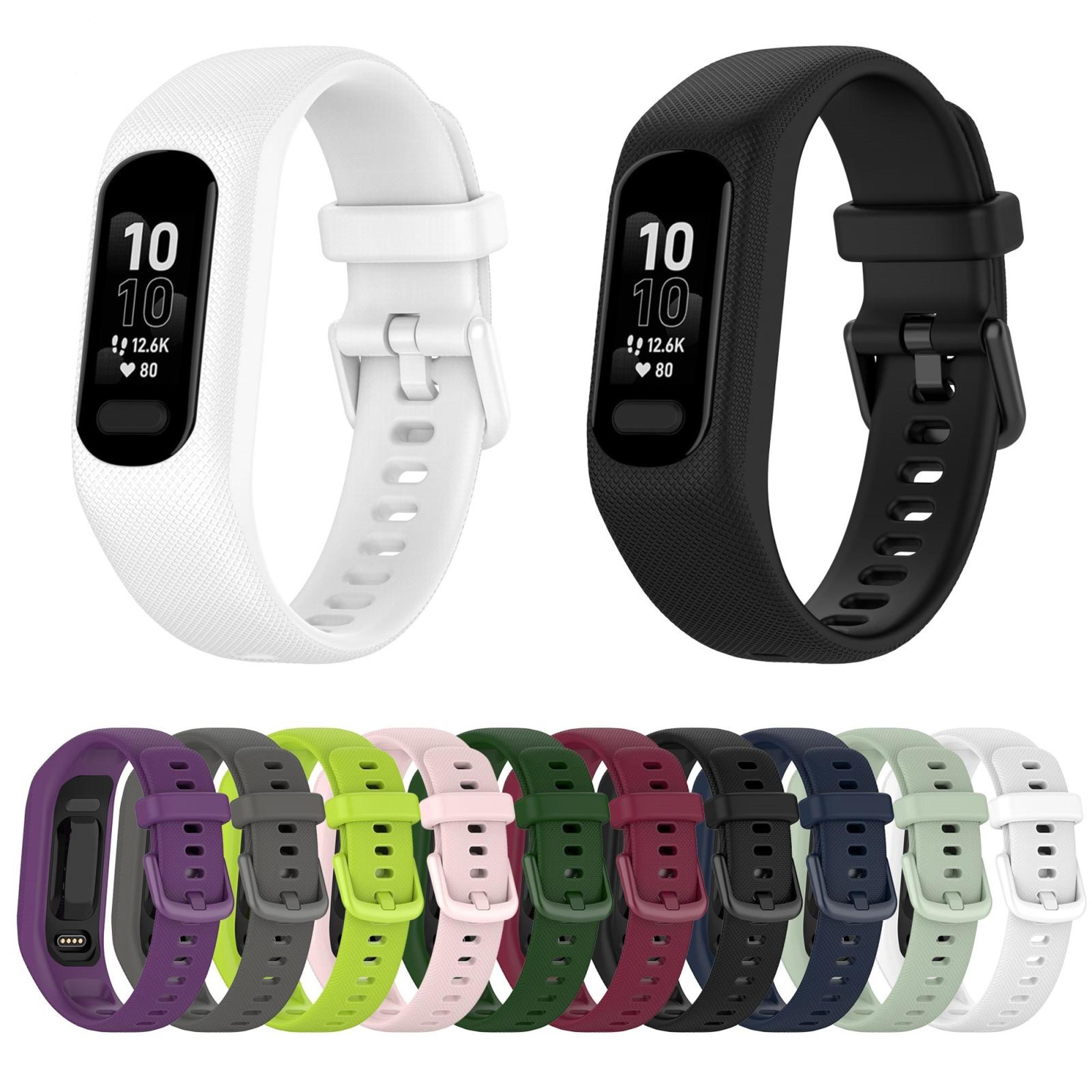 Garmin Vivosmart 5 Silicone Watch Band Soft Adjustable Replacement Strap 8