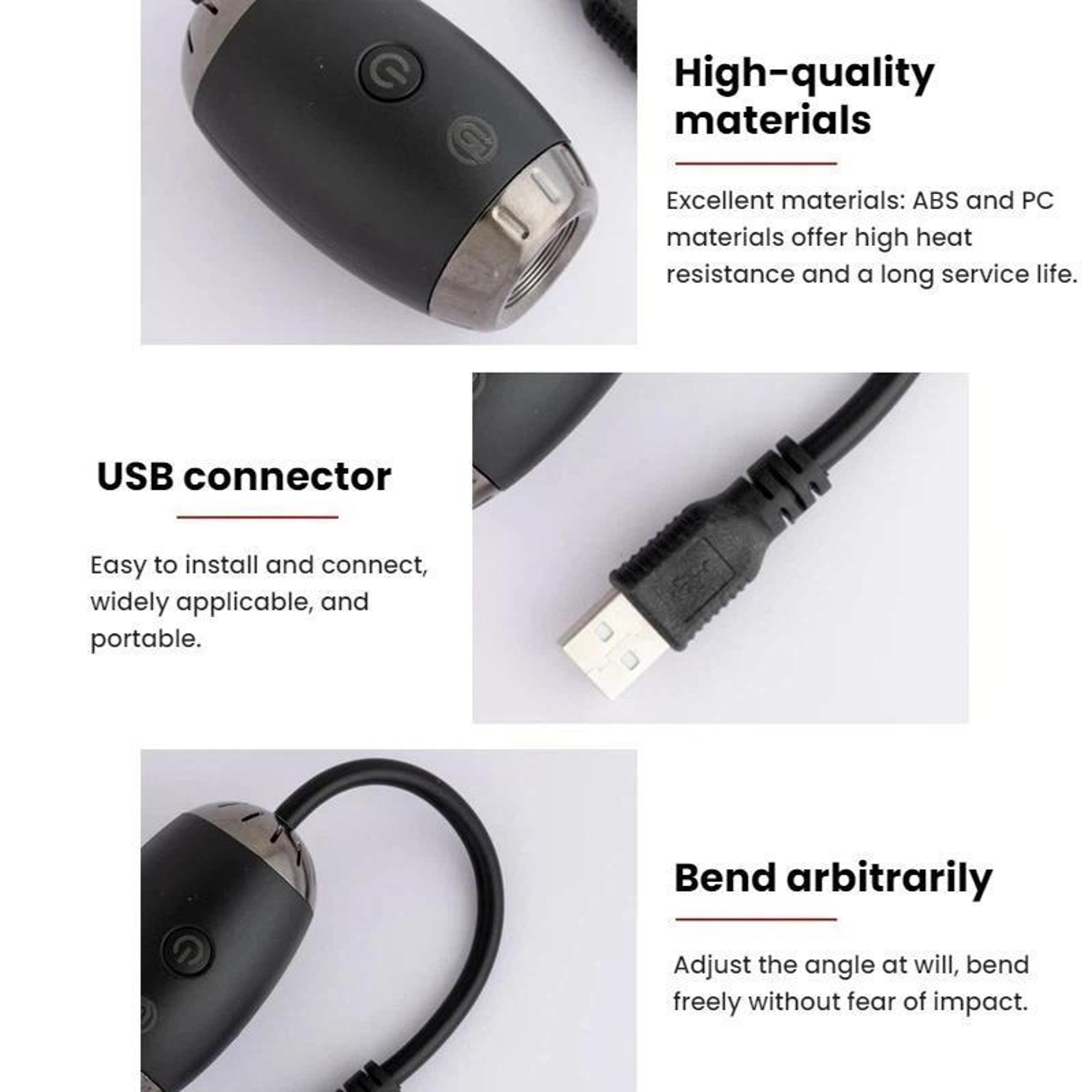 USB Car Star Projector Ambient Night Light With Adjustable Brightness And HD Starry Sky Projection 5