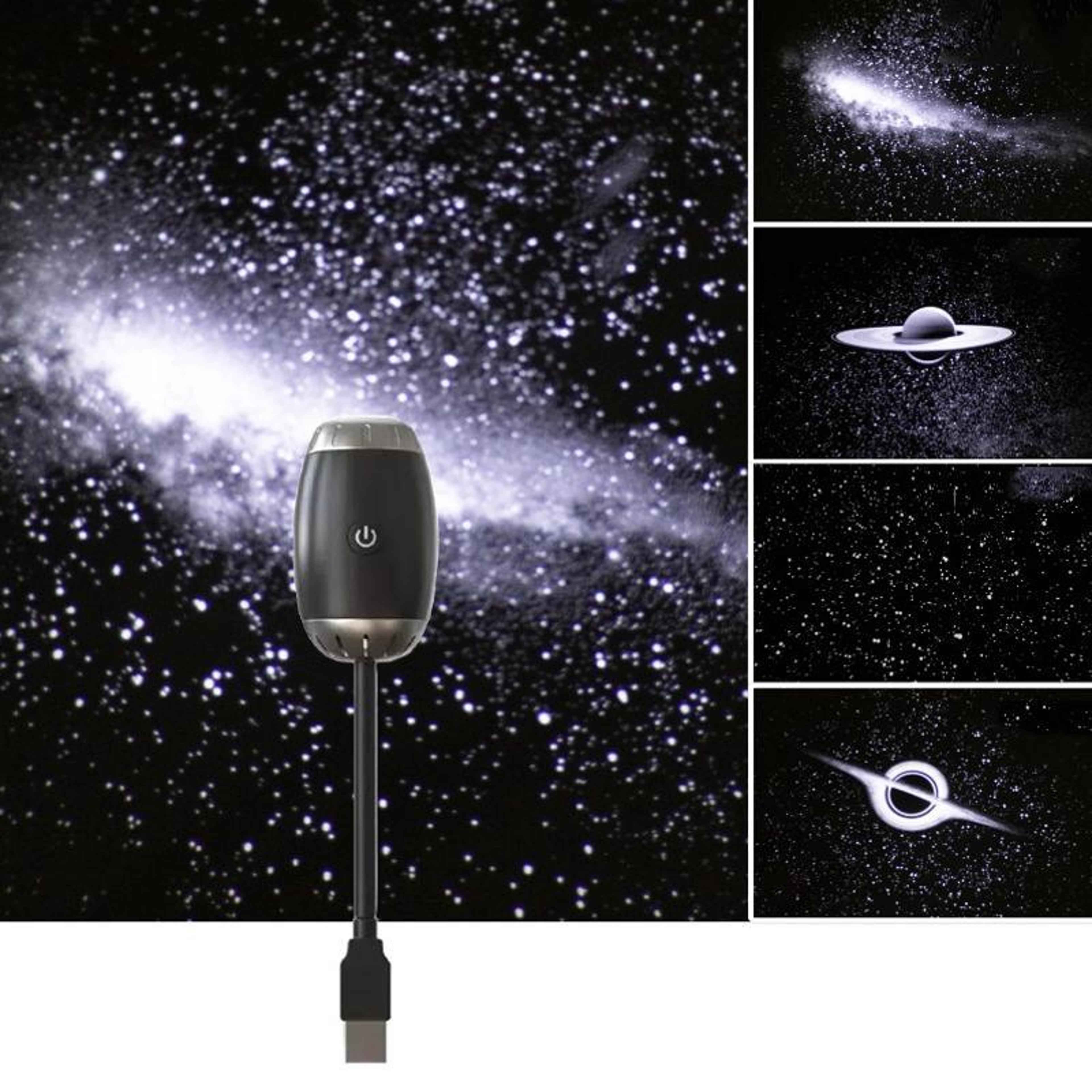 USB Car Star Projector Ambient Night Light With Adjustable Brightness And HD Starry Sky Projection 7