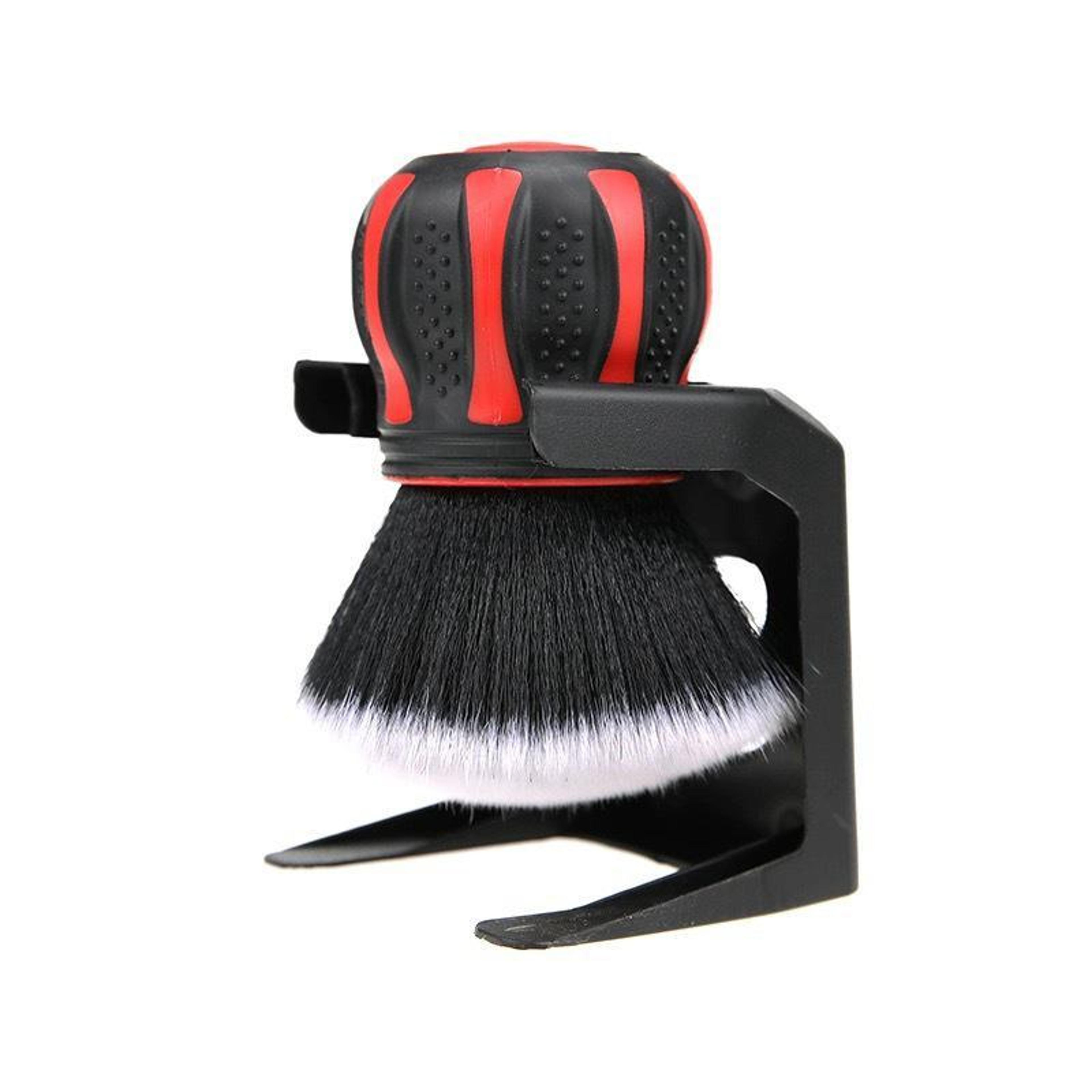 Large Car Interior Cleaning Brush Soft Car Detailing Brush With Round Head And Storage Stand 6