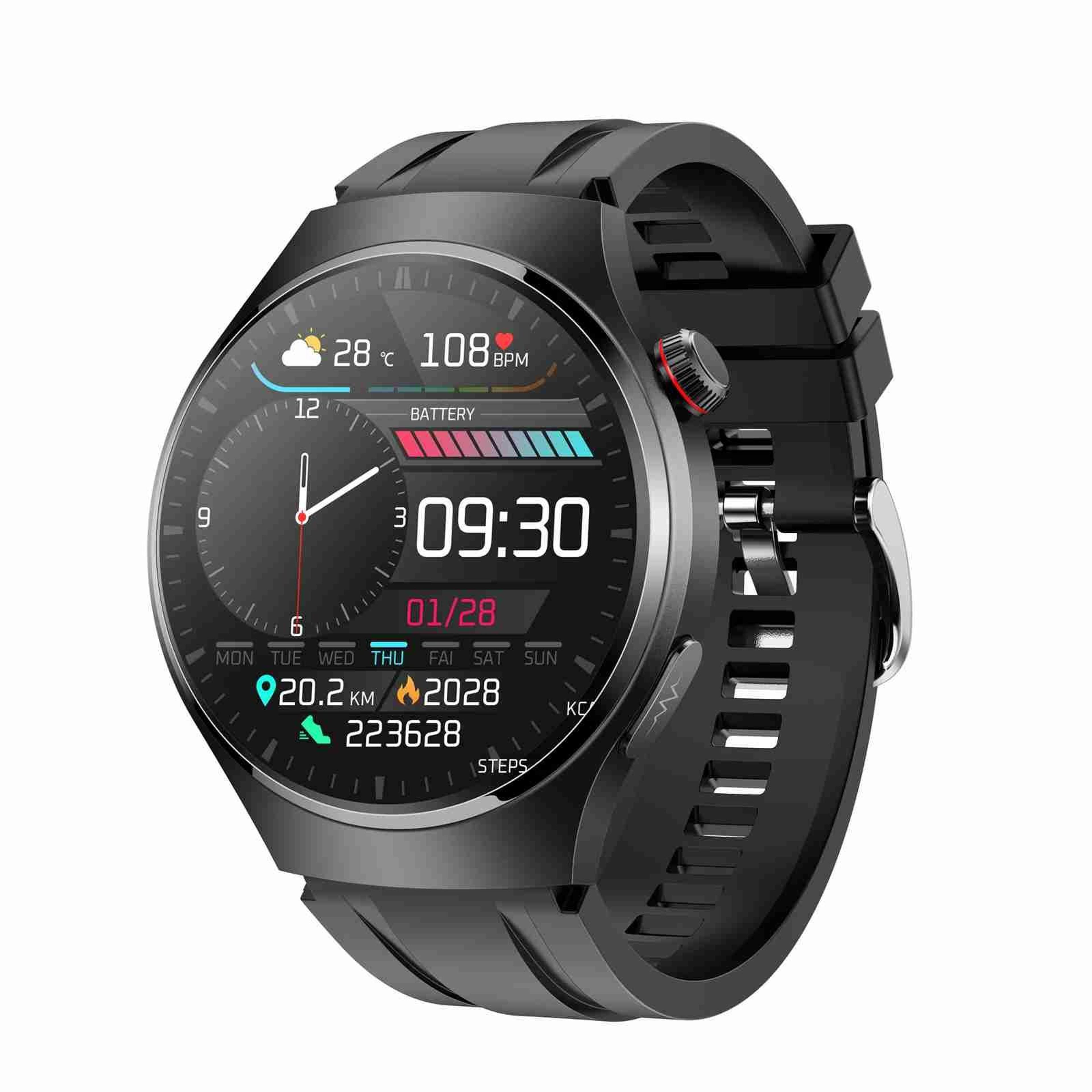 MT200 AMOLED Smart Watch Bluetooth Call Fitness Watch With ECG Style Wellness Tracking And IP67 Wat 10