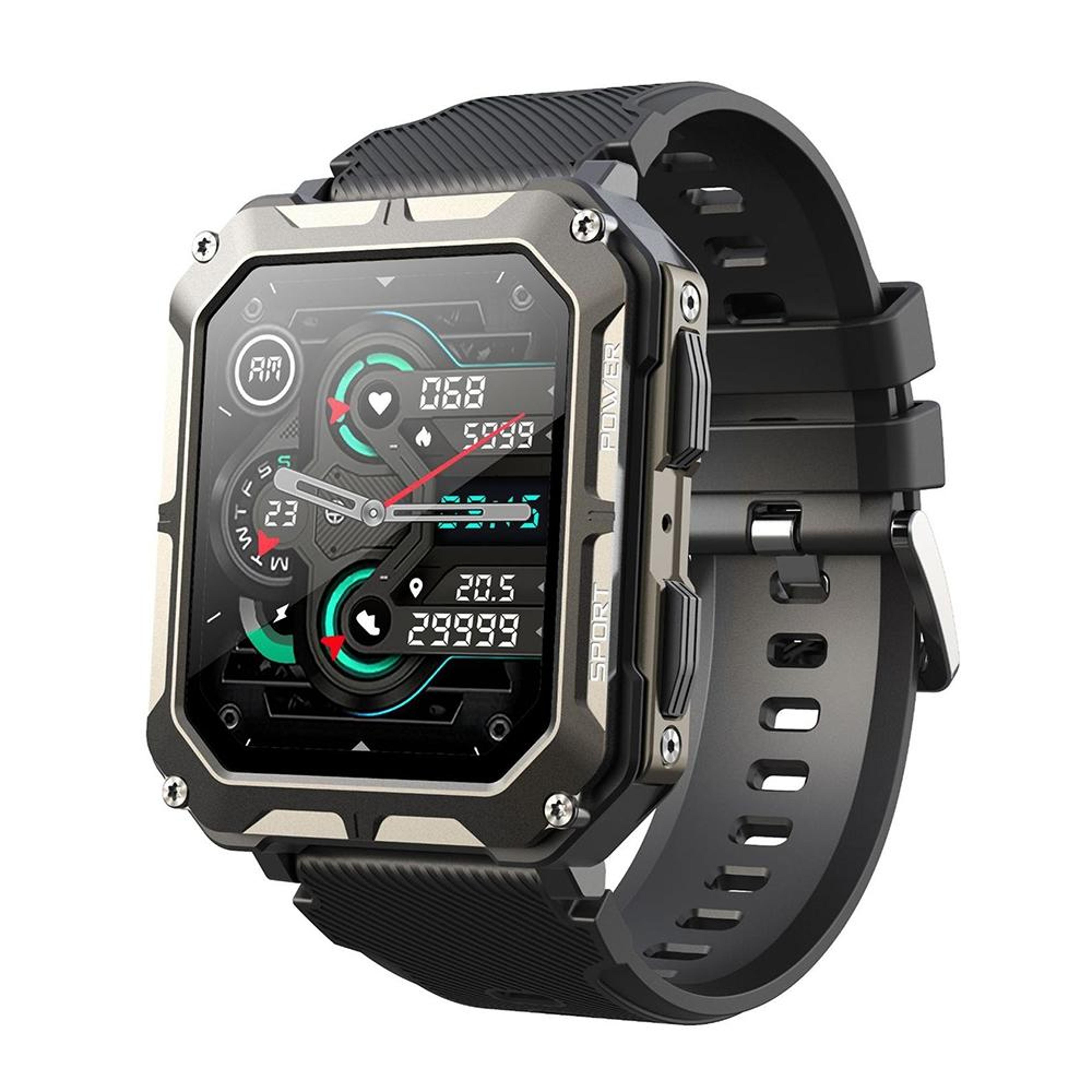 C20 Pro Bluetooth Calling Smartwatch 183 Inch IP68 Waterproof Smart Watch With 123 Sports Modes 9