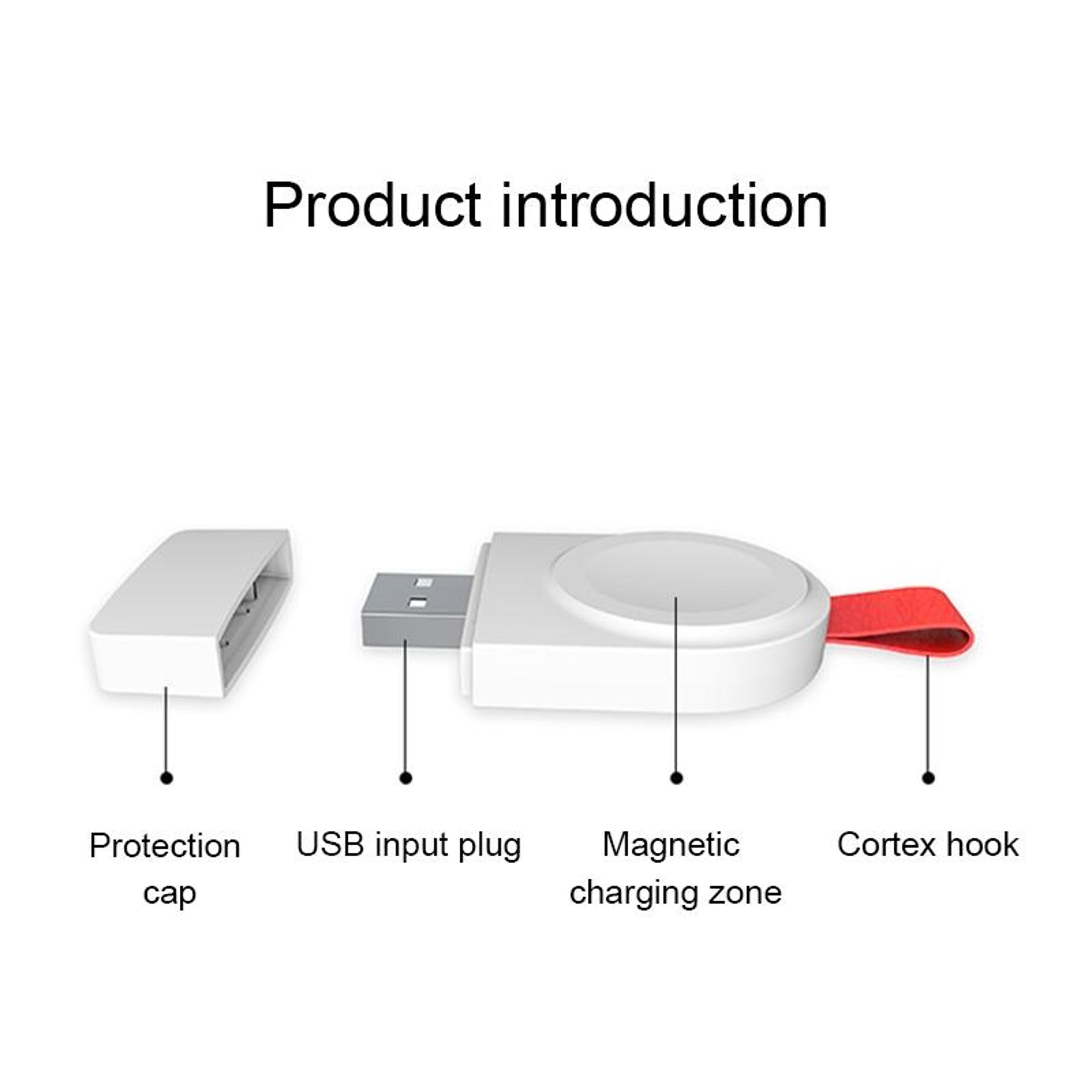 Portable Apple Watch Charger Magnetic Wireless Charger USB Charging Dock For Apple Watch Series 4 3 9