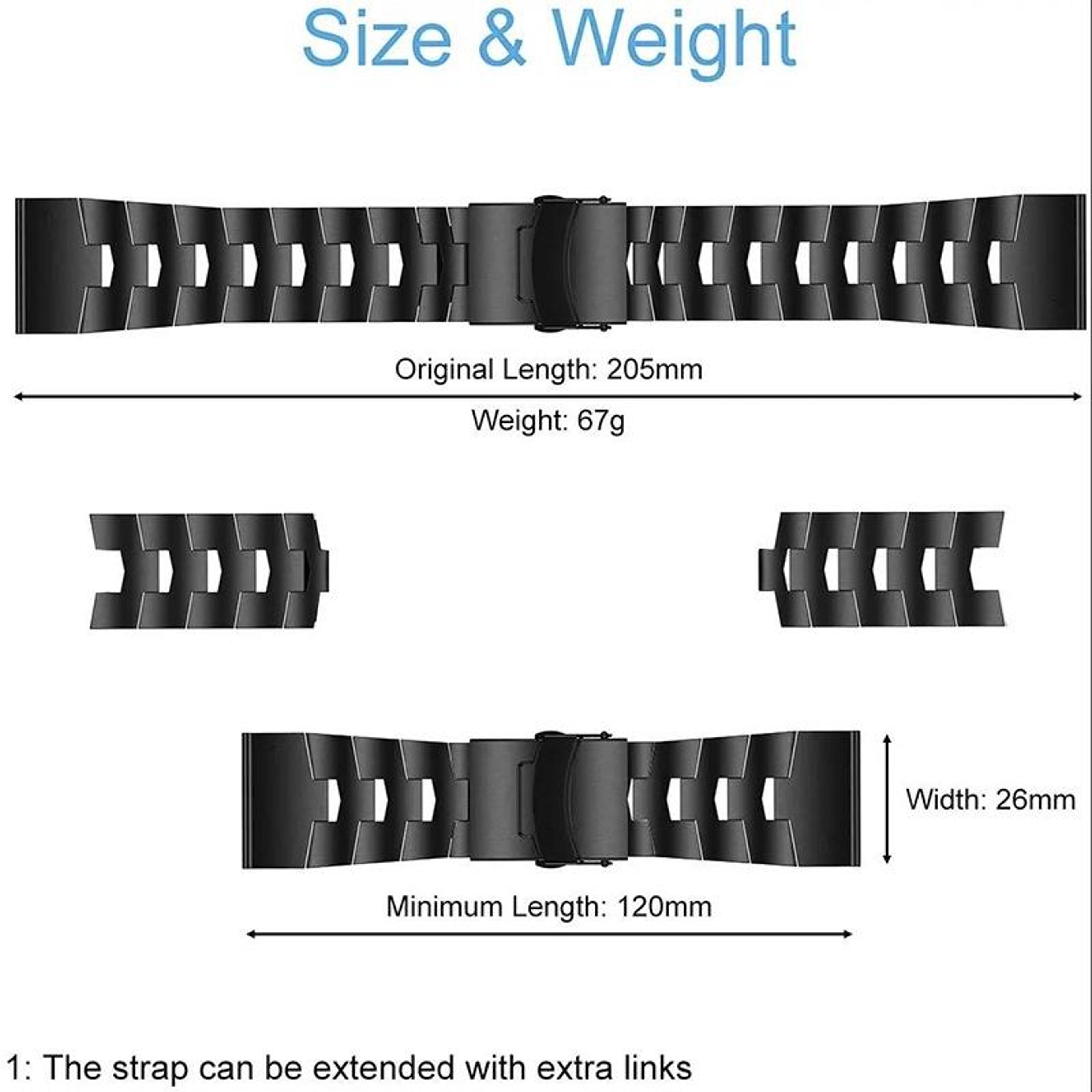 Garmin Fenix 6 Titanium Watch Band 22mm Quick Release Replacement Strap 3