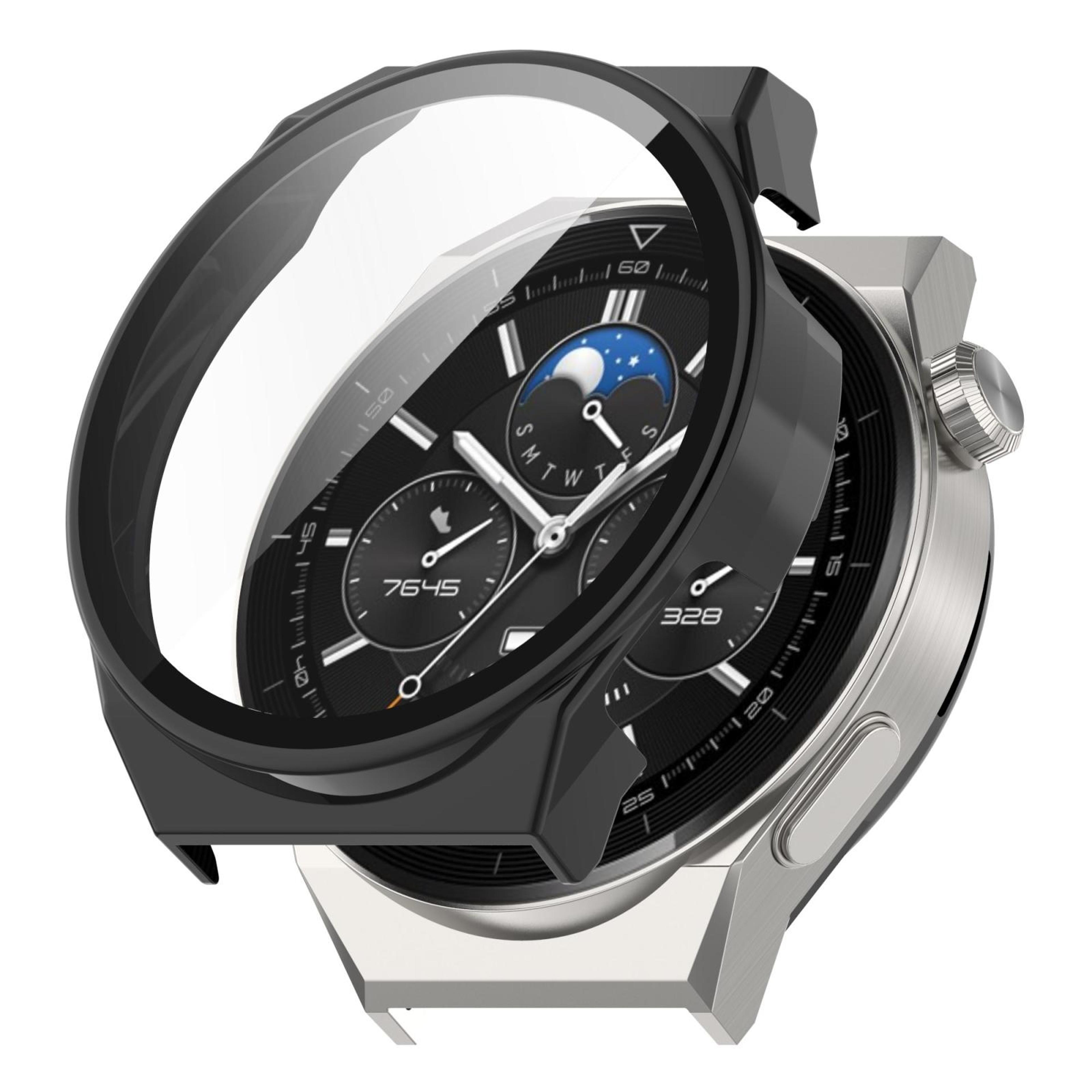 Huawei GT3 Pro 46mm Protective Case With Tempered Glass Full Coverage PC Screen Protector 2