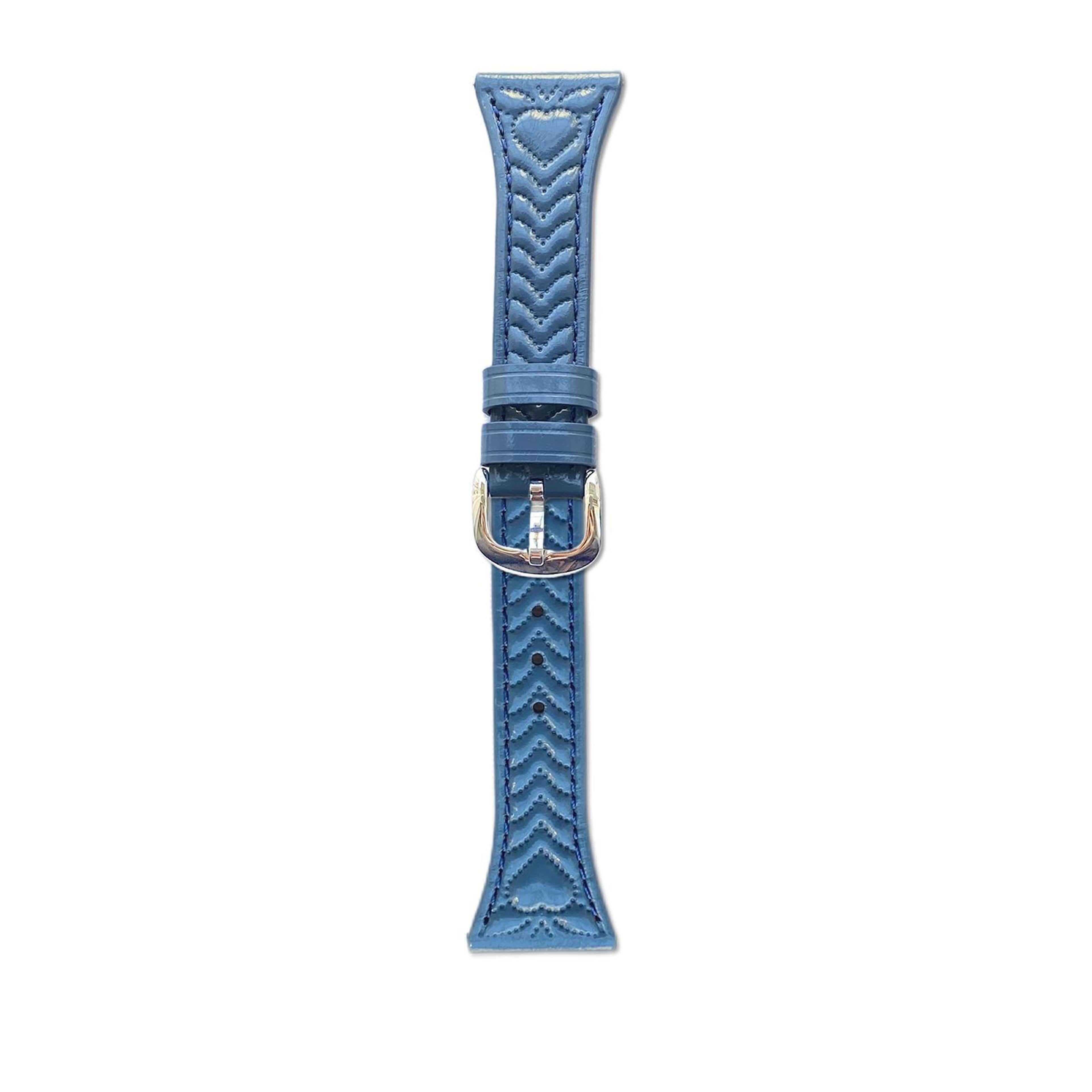 Heart Embossed Samsung Galaxy Watch3 45mm Band 22mm Leather Watch Band Replacement Strap 12