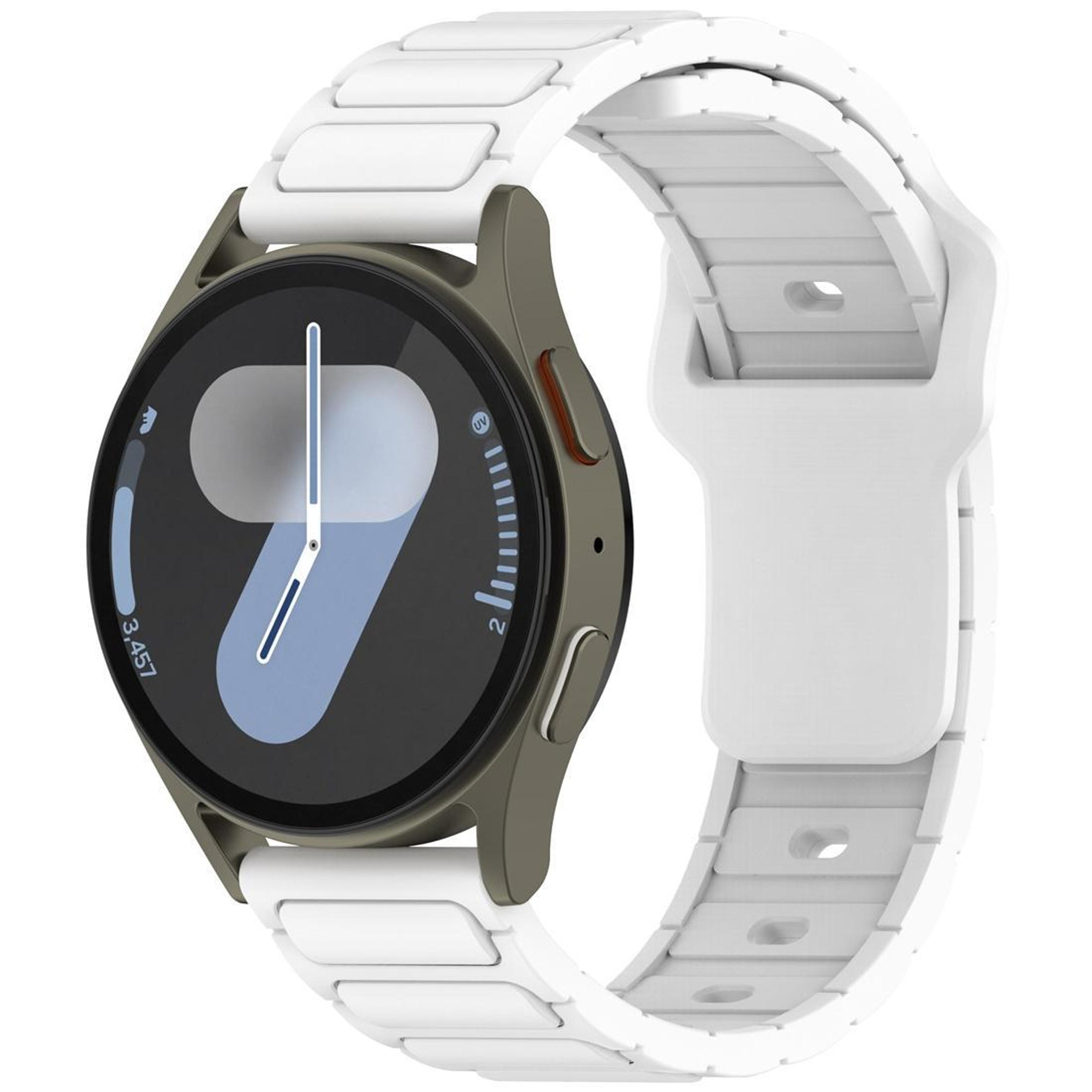 Silicone Watch Band Shaped Soft Adjustable Replacement Strap For Smartwatches 1