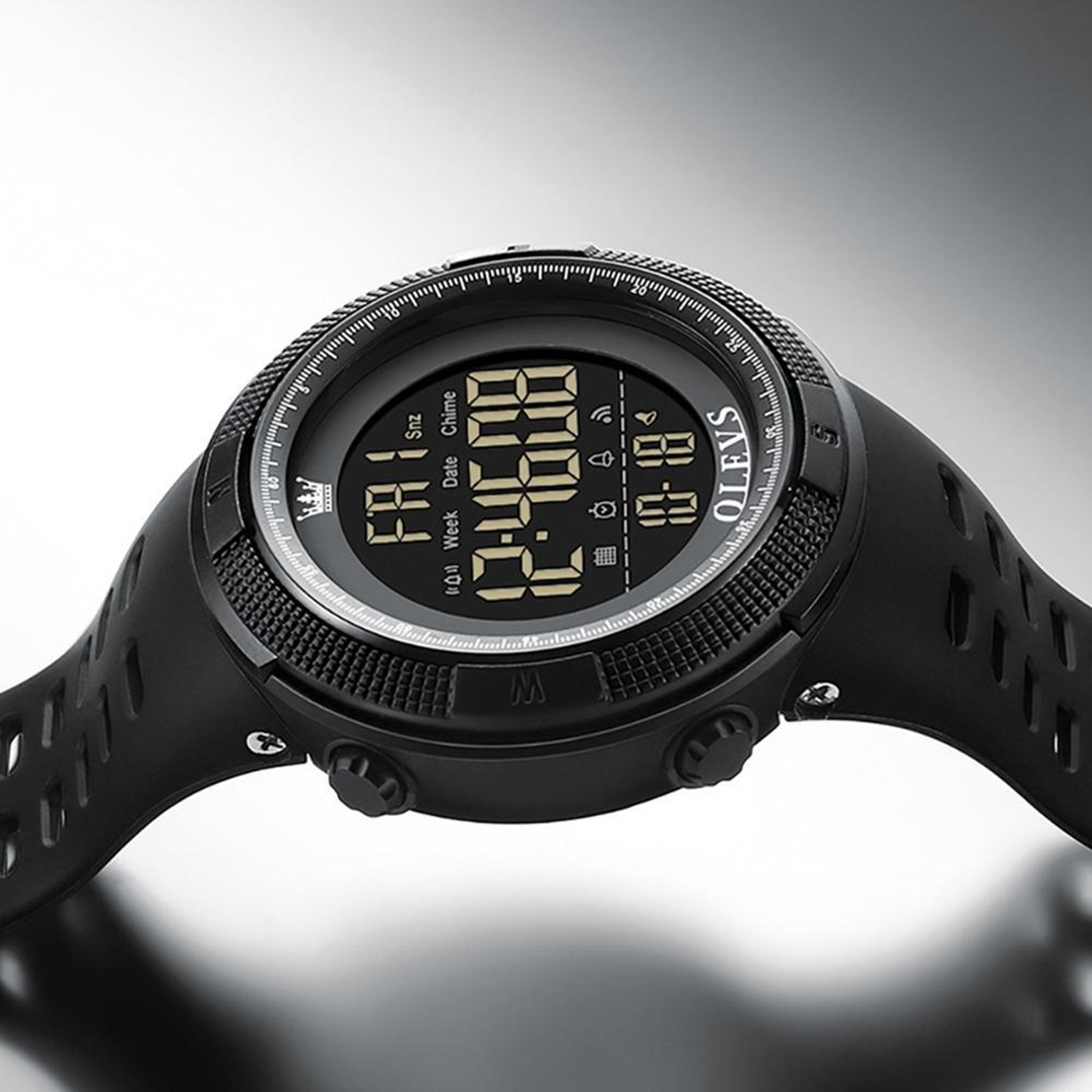 OLEVS 1109 Mens Sports Watch Waterproof Luminous Digital Electronic Watch With Silicone Strap 3