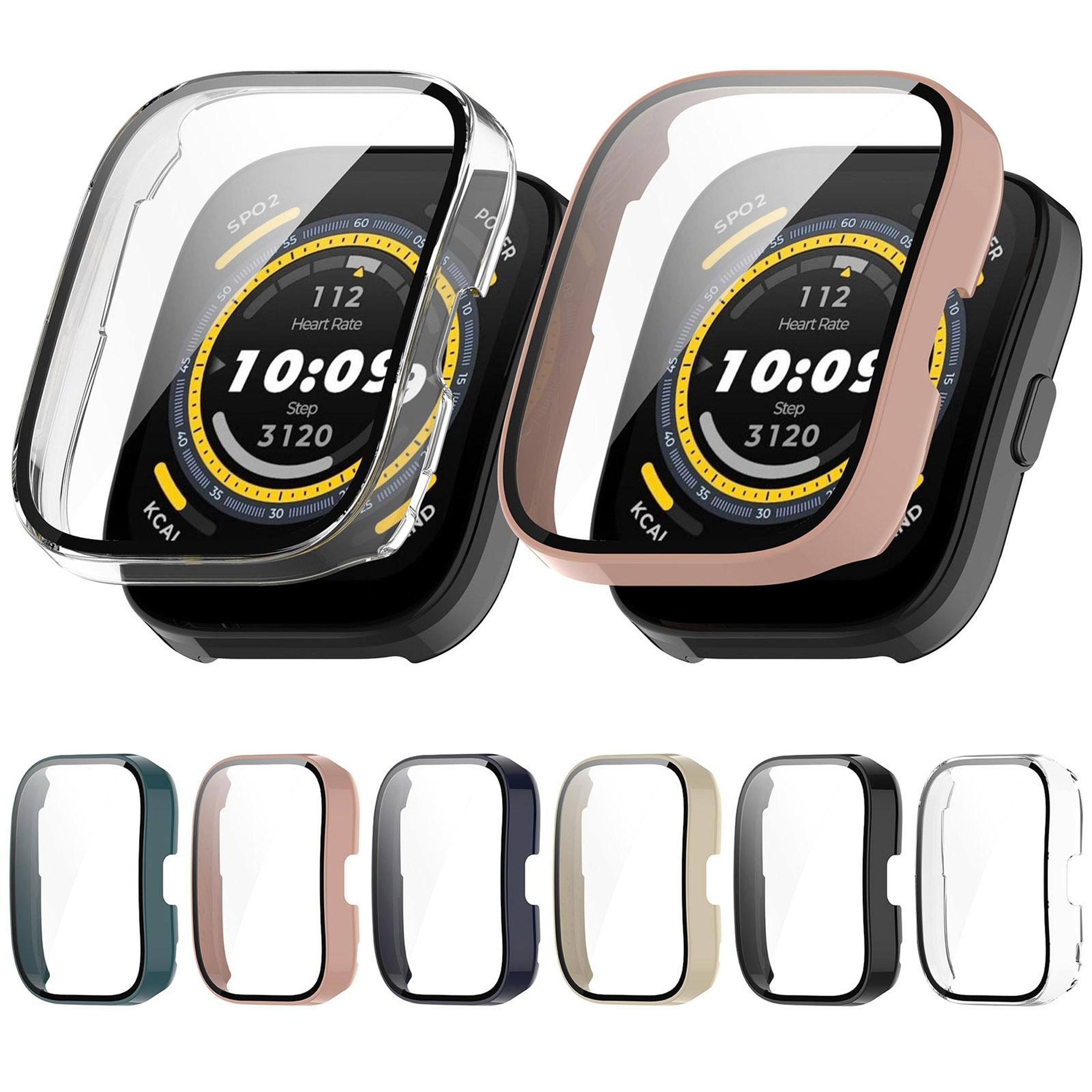 Amazfit Bip 5 Protective Case With Tempered Glass Screen Protector Full Coverage PC Cover 3