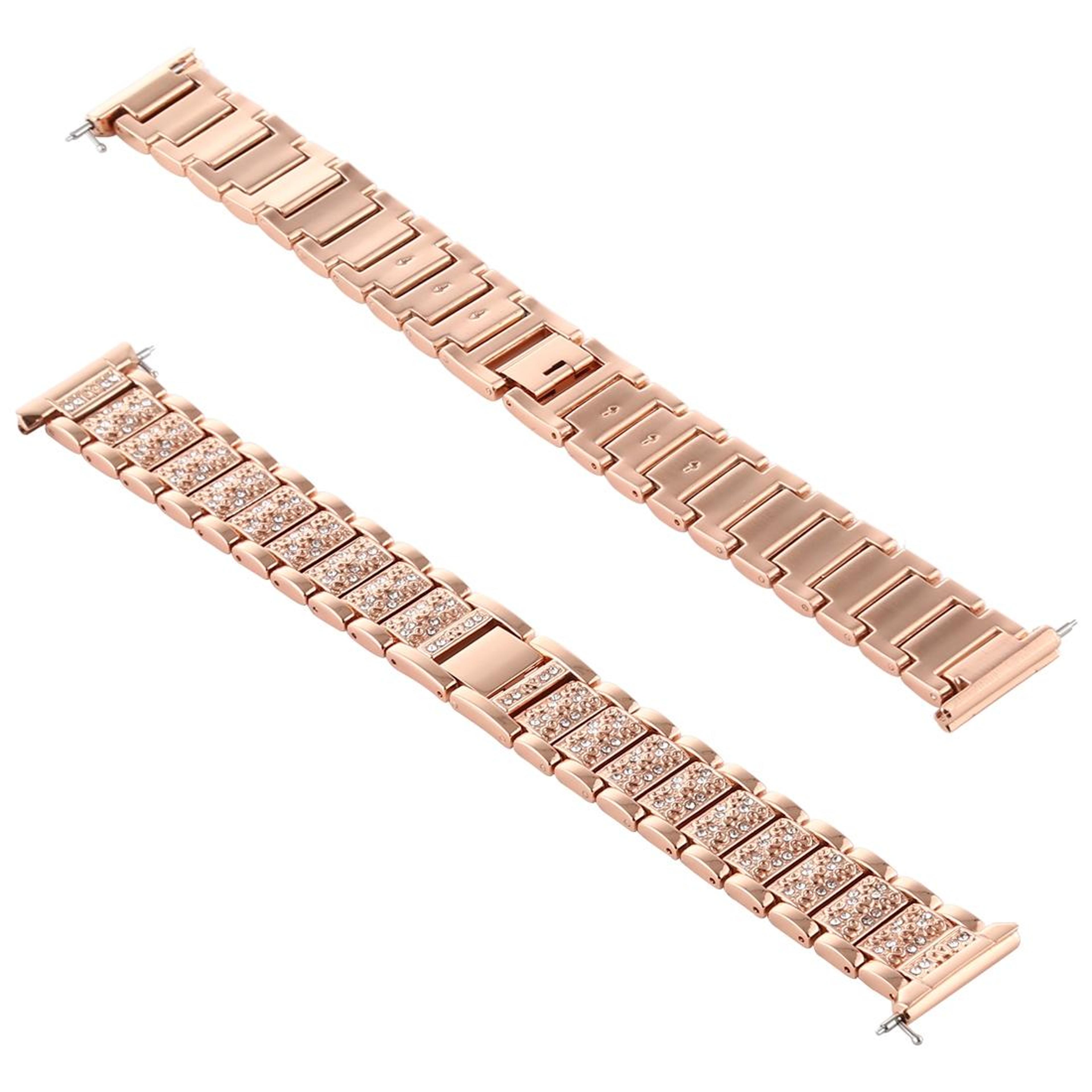 For Fitbit Versa Diamond Watch Band Stainless Steel Luxury Replacement Strap 6