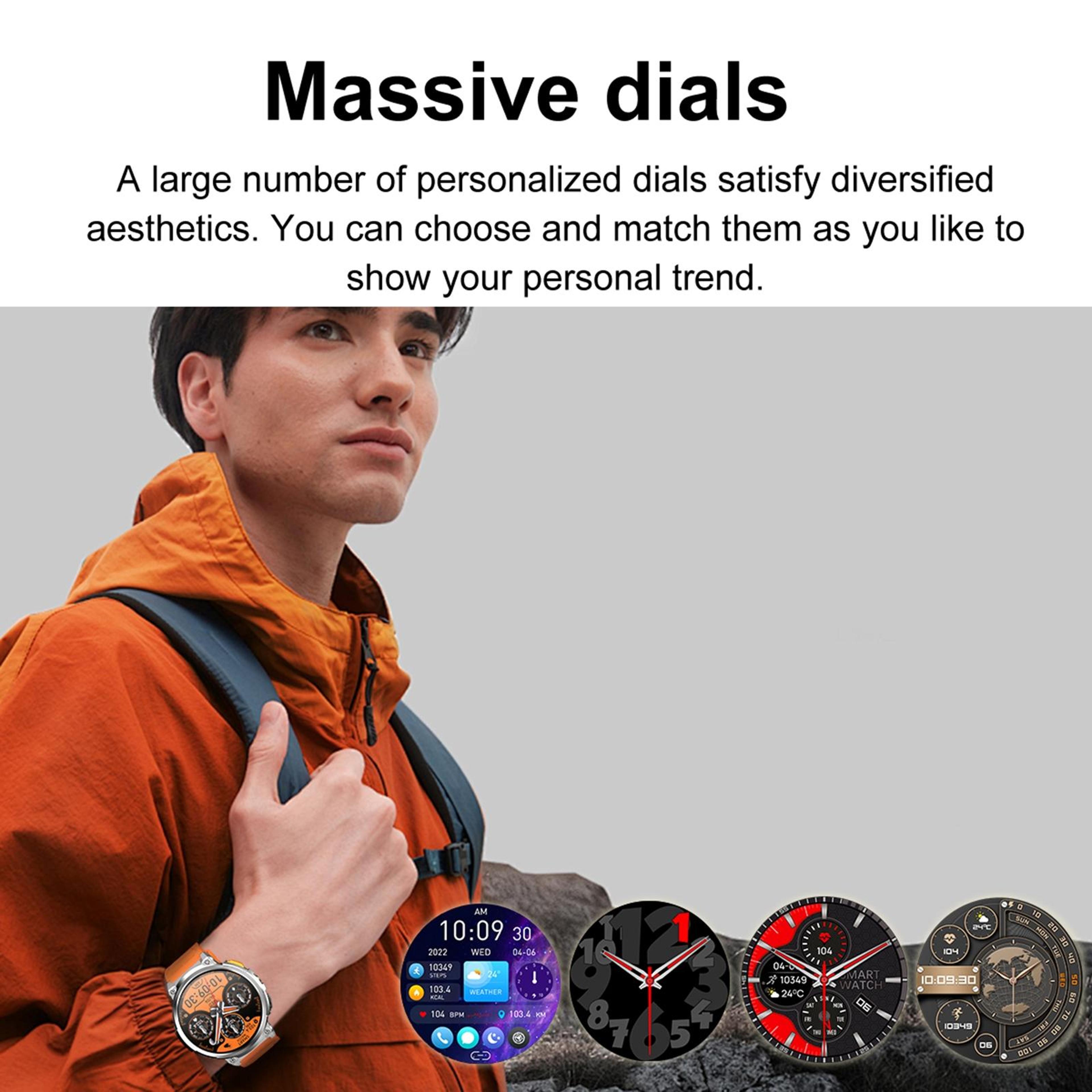 LEMFO K66 Bluetooth Calling Smartwatch With 185 Inch HD Display Heart Rate  Blood Oxygen Monitor 5