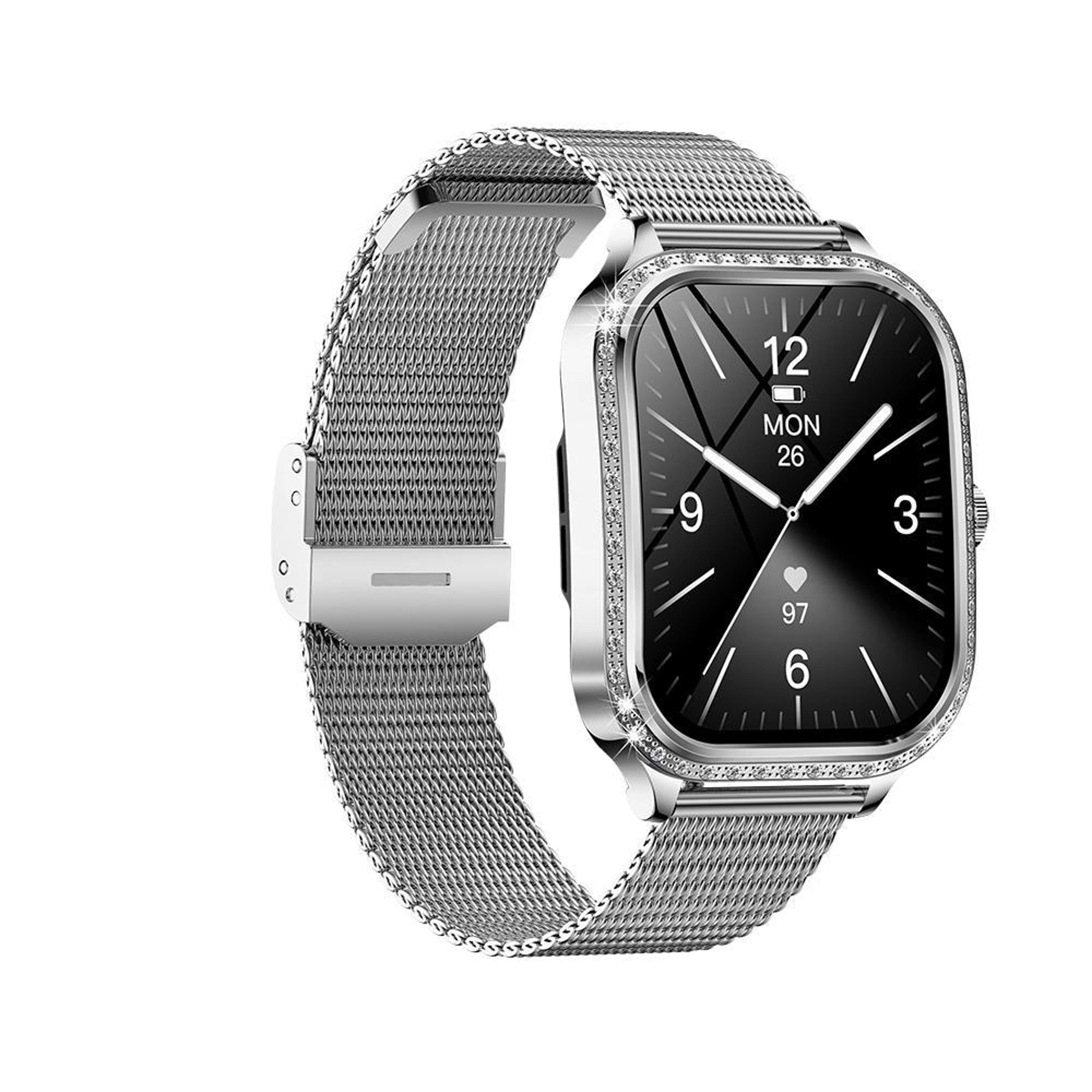 QS01 175 Inch Smart Watch With Bluetooth Calling Heart Rate Monitor Fitness Tracker 1