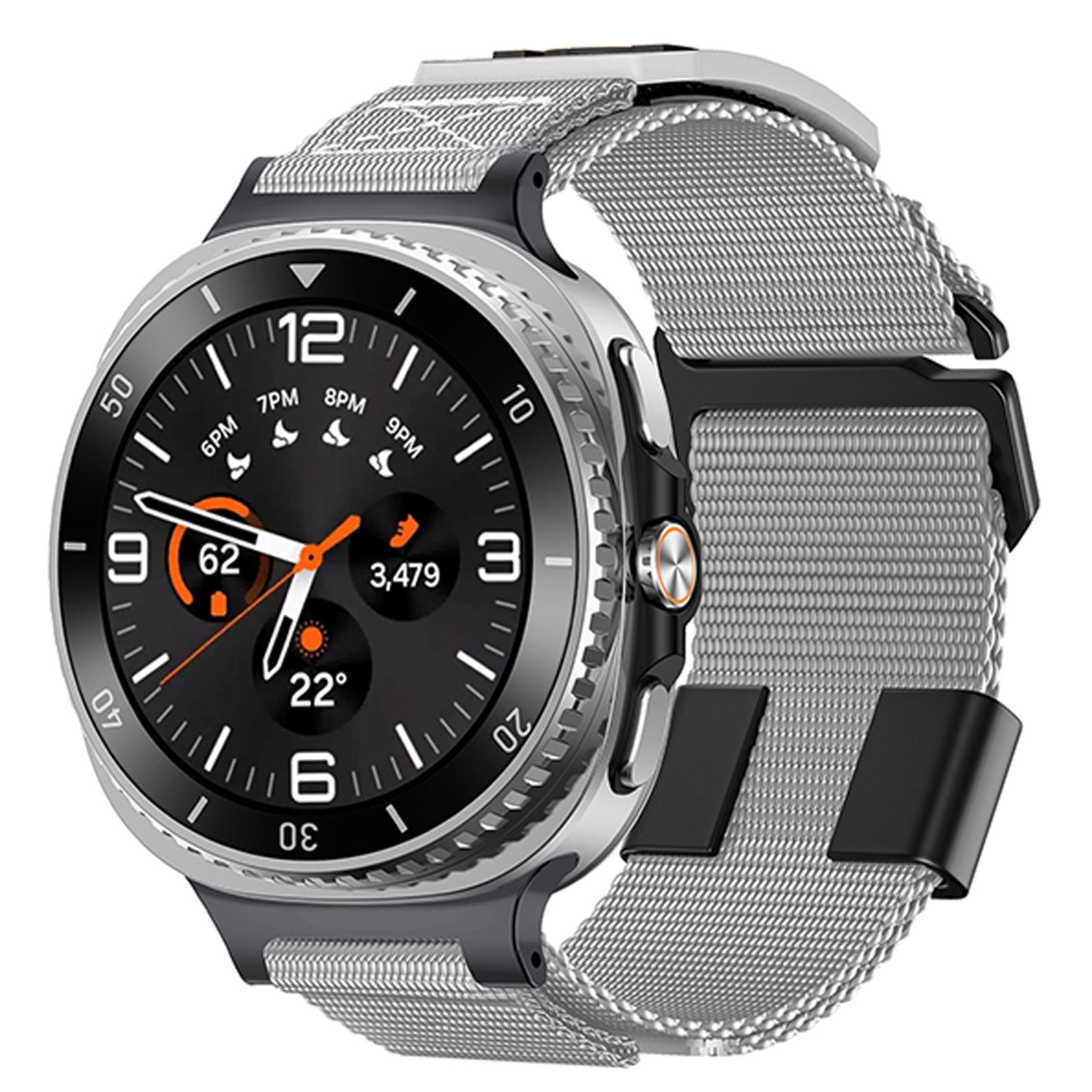 Kalebol Samsung Galaxy Watch 8 Band Braided Nylon Sport Watch Band Adjustable Replacement Strap 5