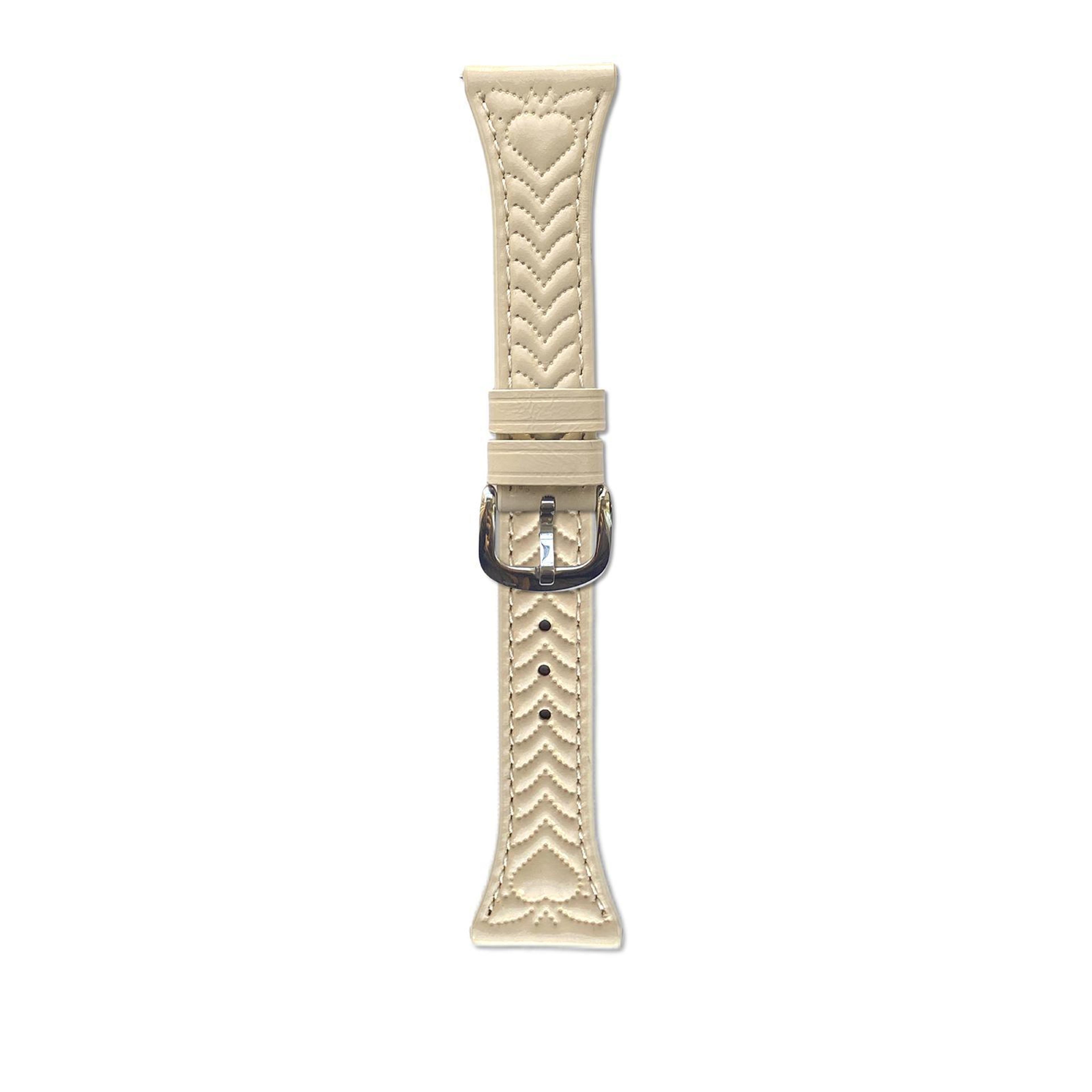 COROS Pace 3 Leather Watch Band 22mm Heart Embossed Soft Replacement Strap 3