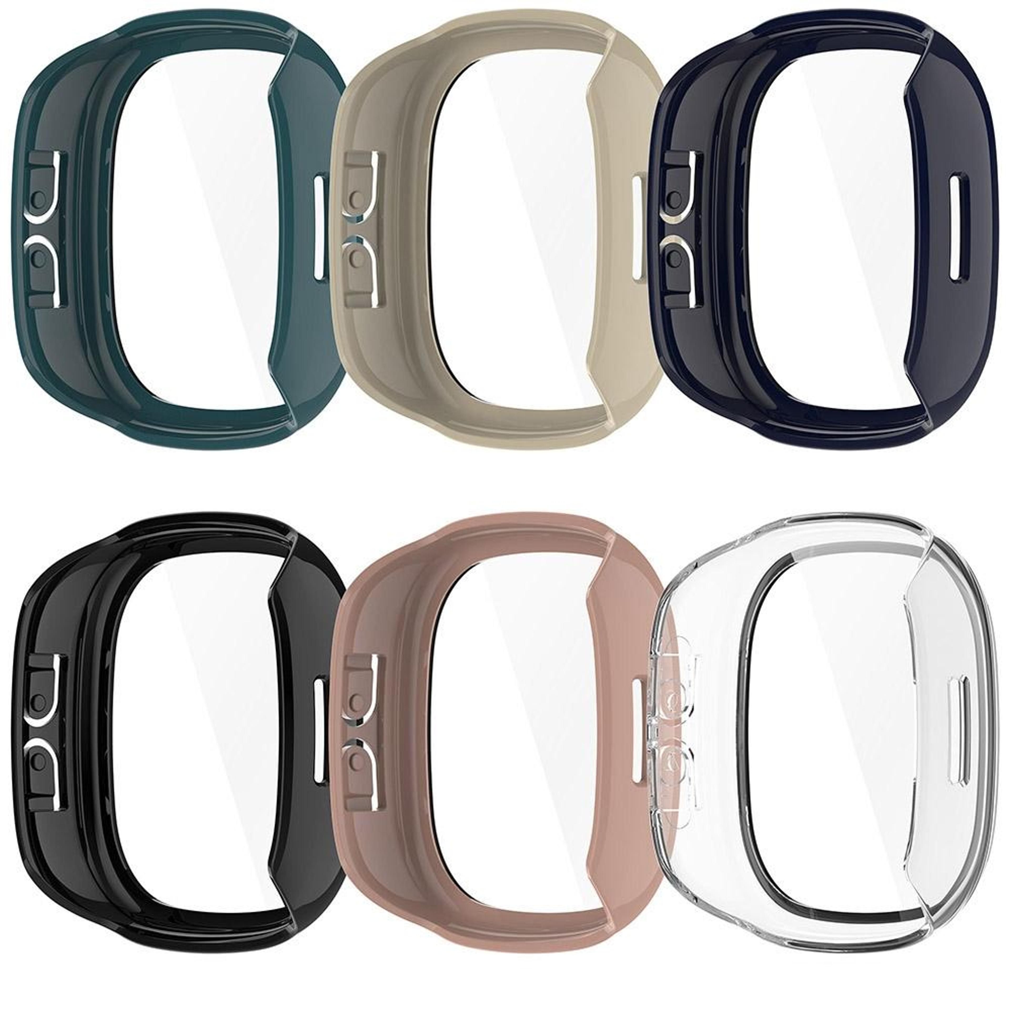 For Fitbit Ace LTE Protective Case With Tempered Glass Screen Protector PC Full Coverage Cover 10
