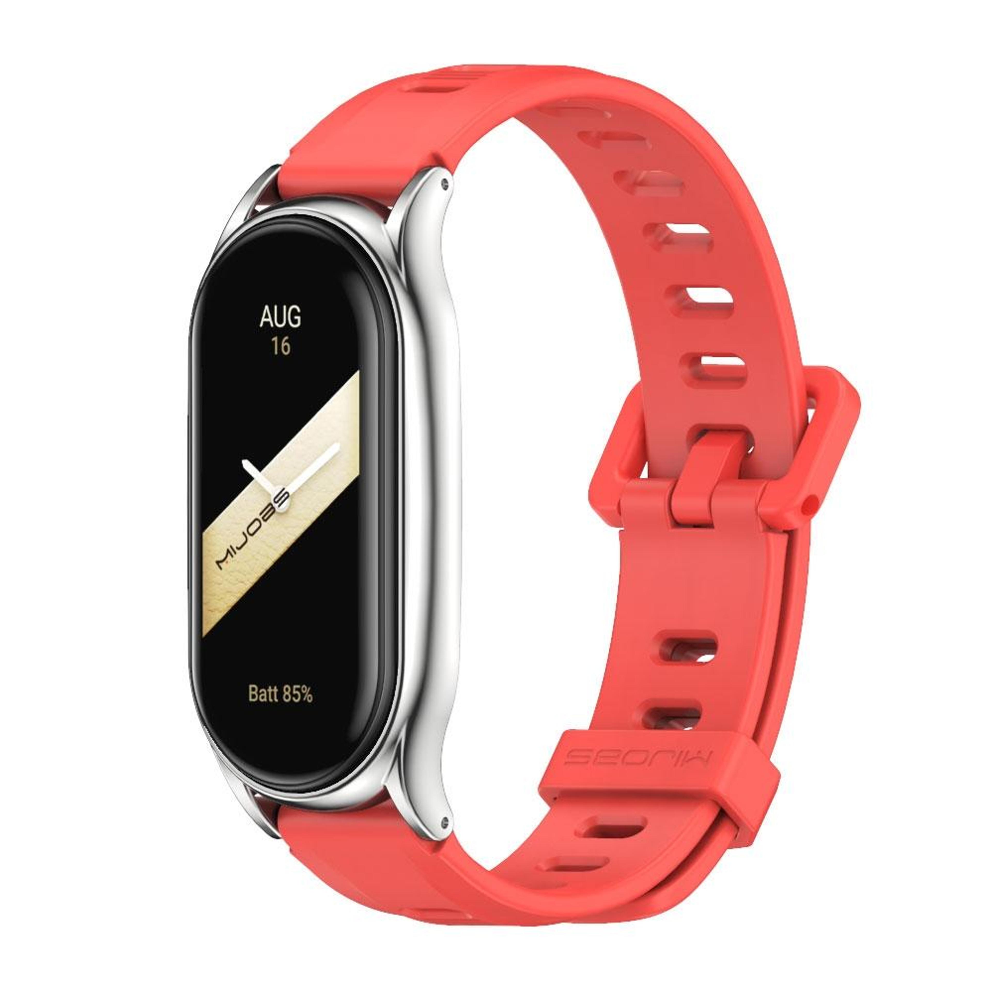 Xiaomi Mi Band 8 Silicone Watch Band With Protective Case Adjustable Replacement Strap 1