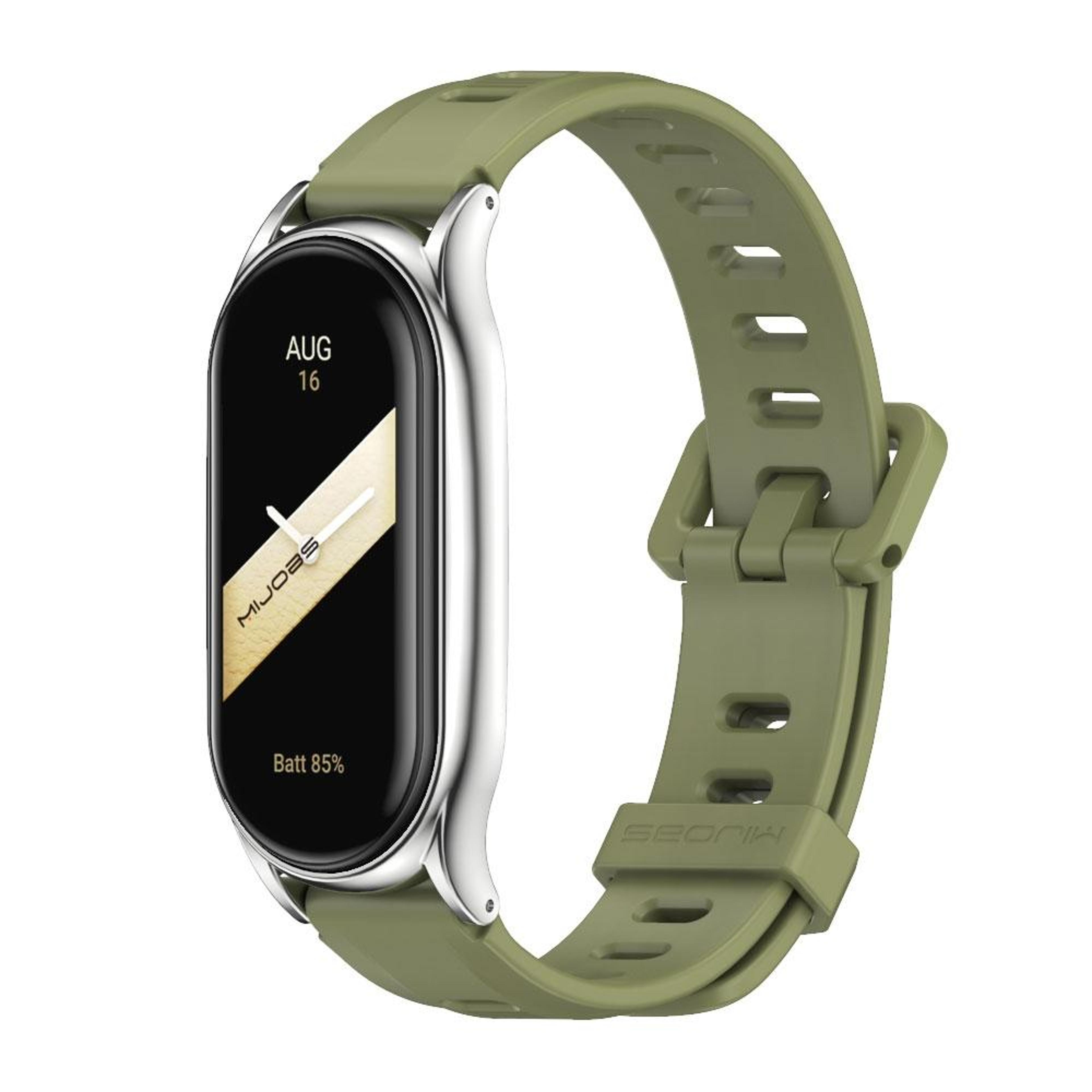 Xiaomi Mi Band 8 Silicone Watch Band With Protective Case Adjustable Replacement Strap 13
