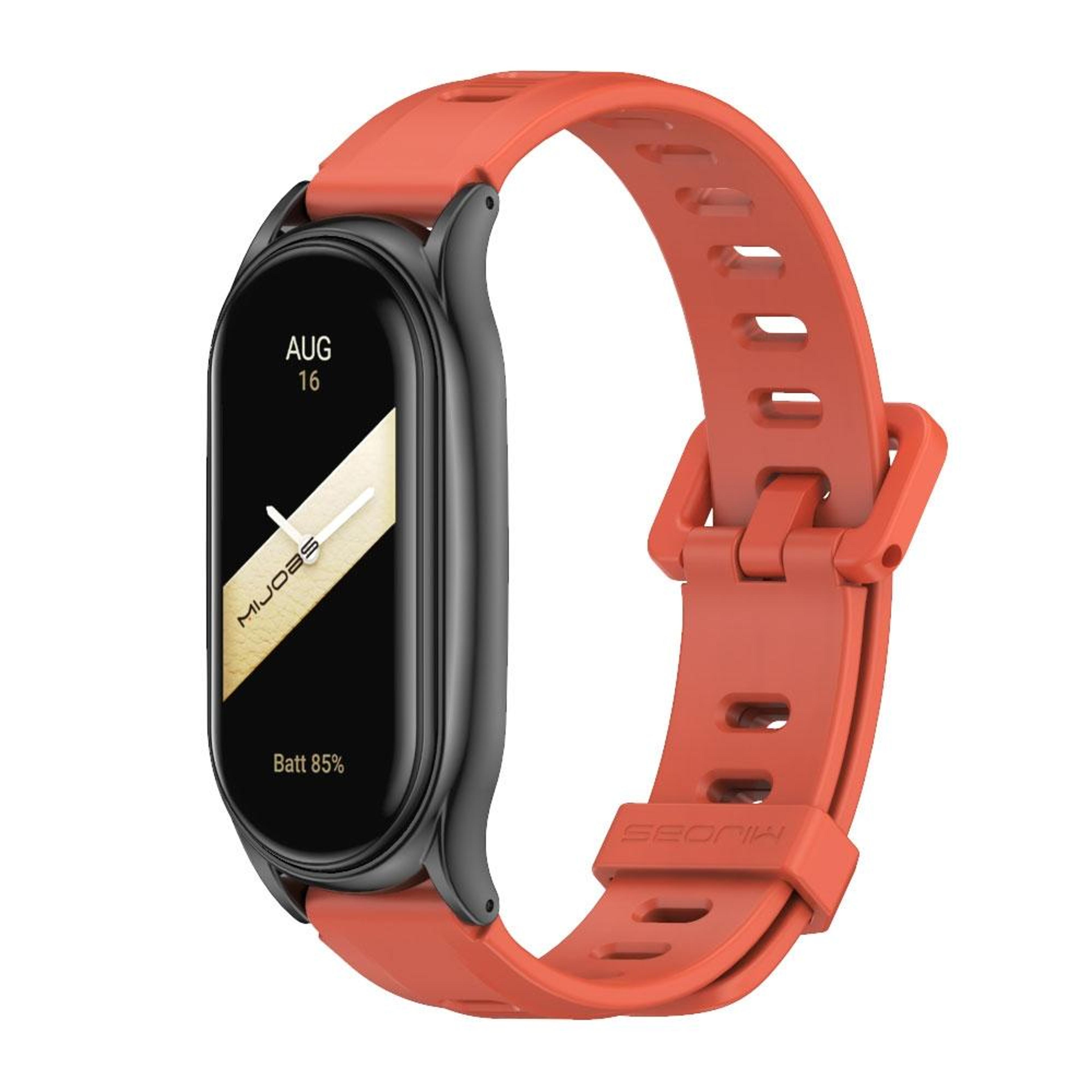 Xiaomi Mi Band 8 Silicone Watch Band With Protective Case Adjustable Replacement Strap 14