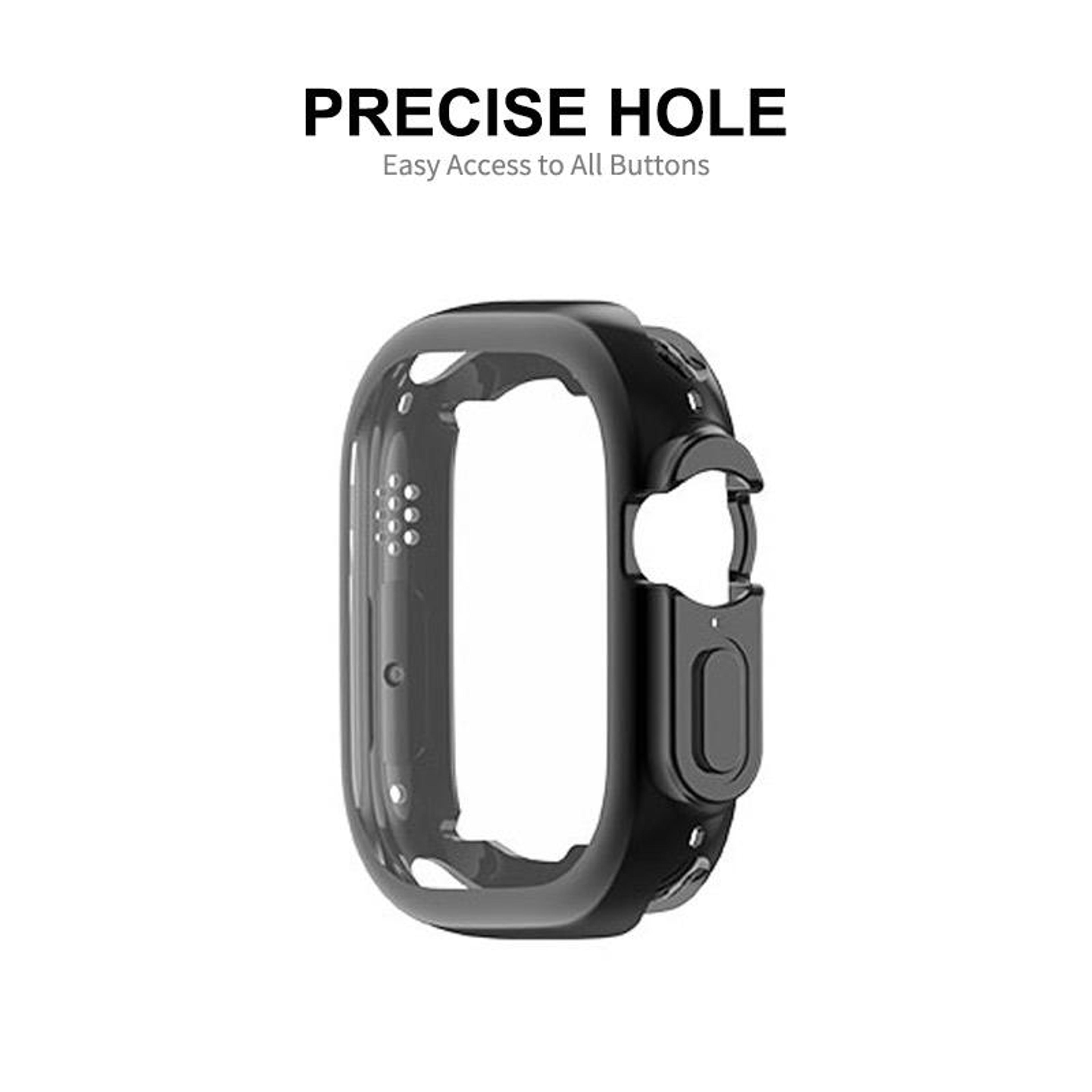 ENKAY Apple Watch Ultra Case With Screen Protector Clear TPU Watch Cover For Ultra 3 2 1 3