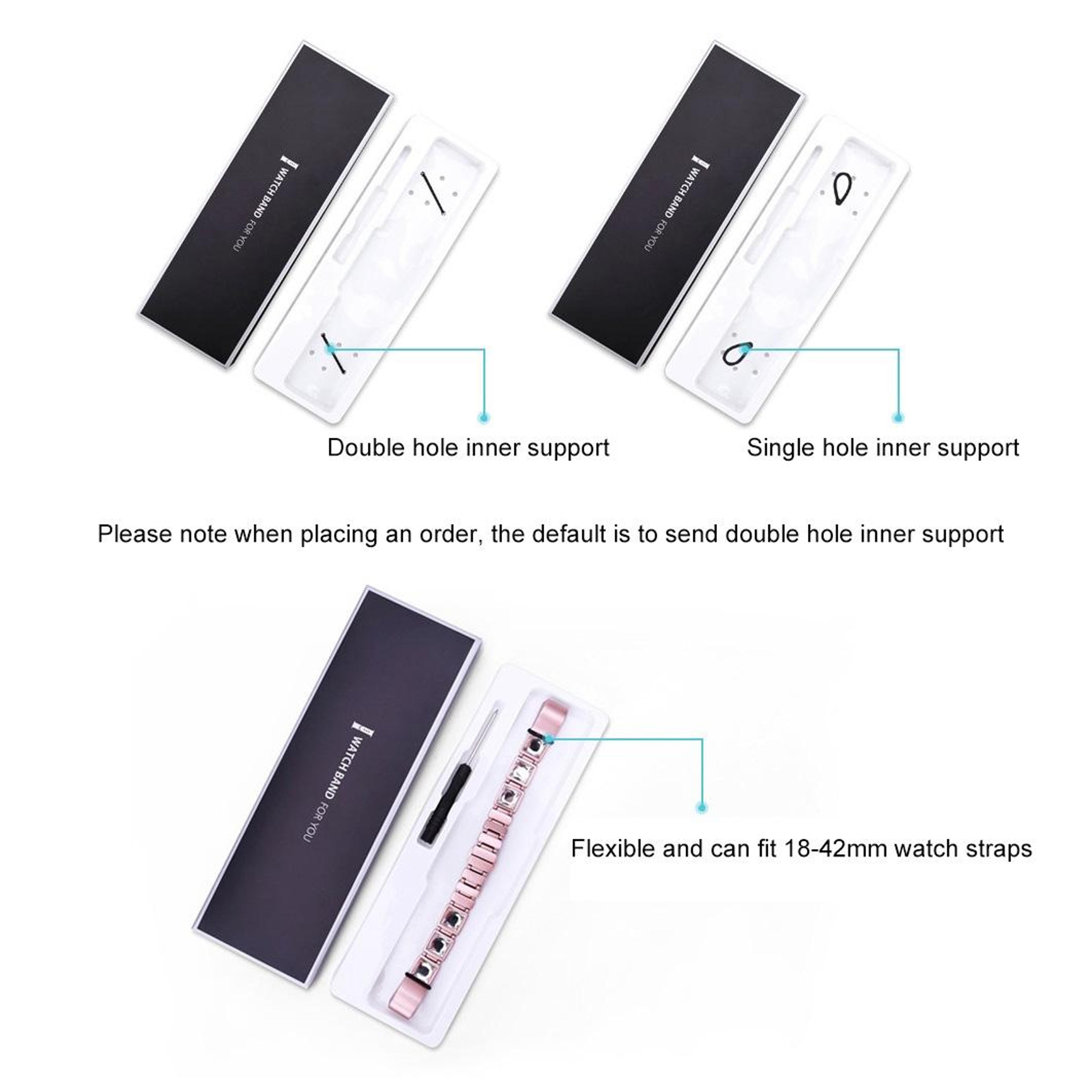 10 Pack Watch Strap Packaging Box Universal Blister Packaging Display Case For 18mm To 42mm Watch B 5