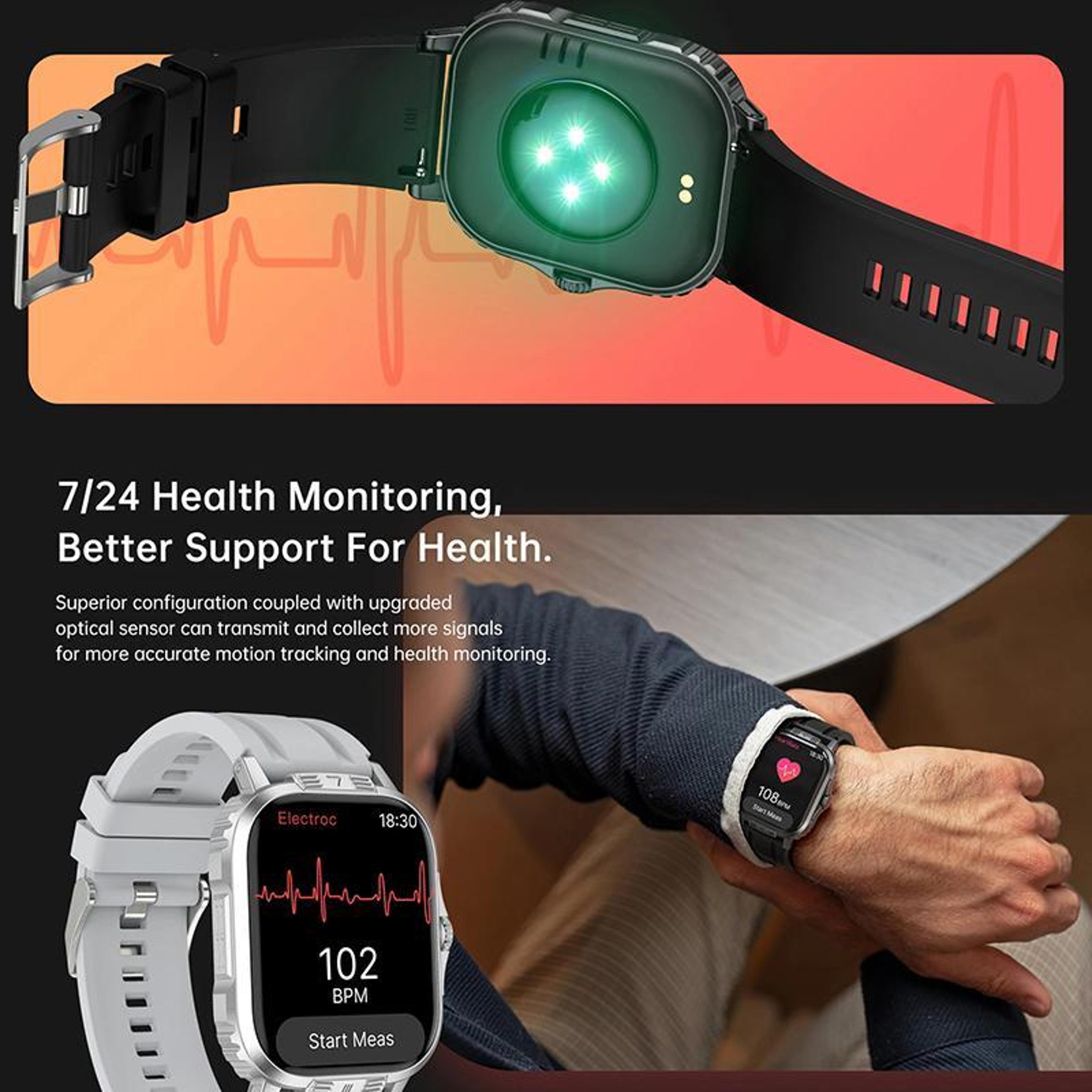 C29 Pro Bluetooth Smart Watch 219 Inch HD Fitness Tracker With Heart Rate Monitor 5