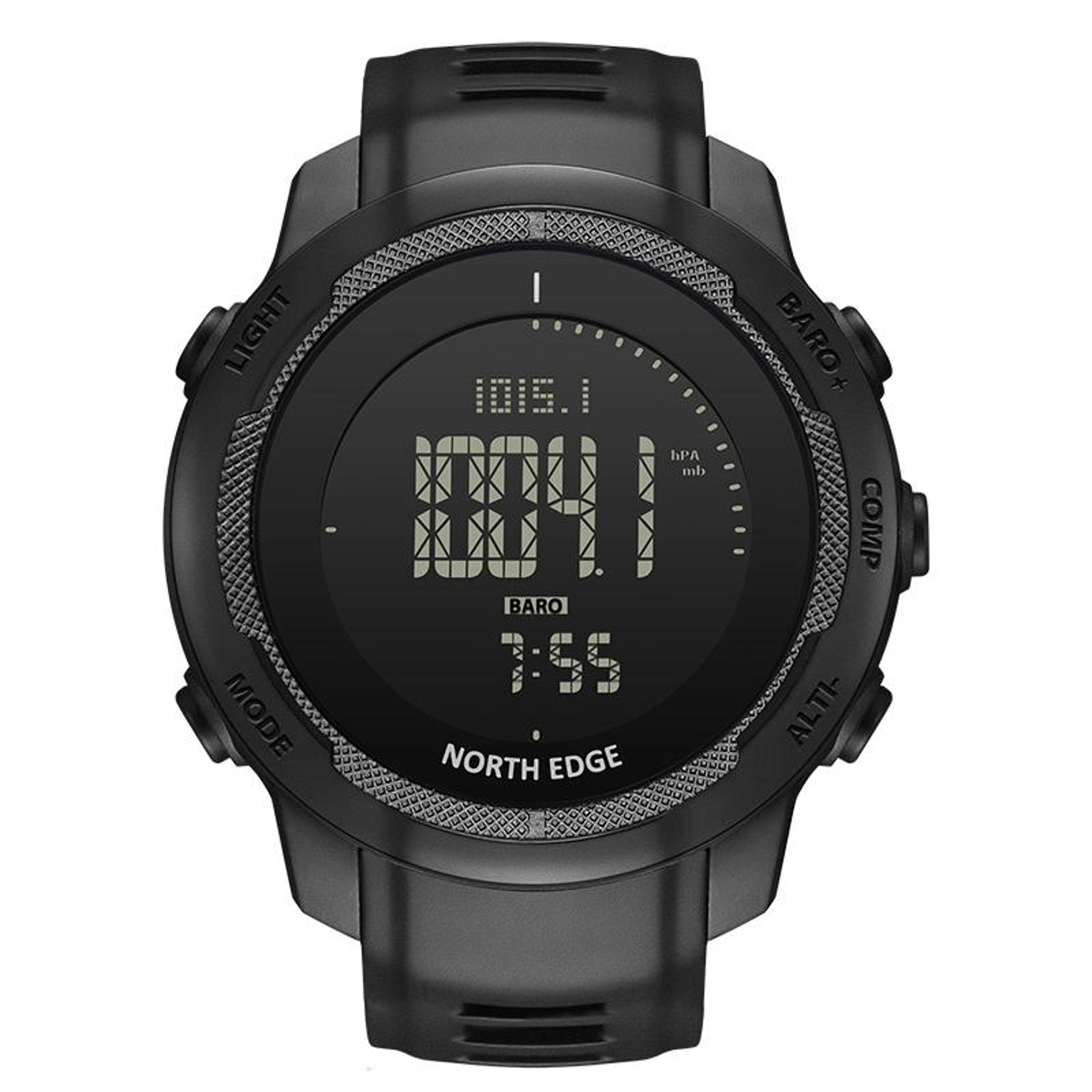 NORTH EDGE VERTICO Outdoor Sports Watch Carbon Fiber Digital Hiking Watch With Altimeter Compass 5