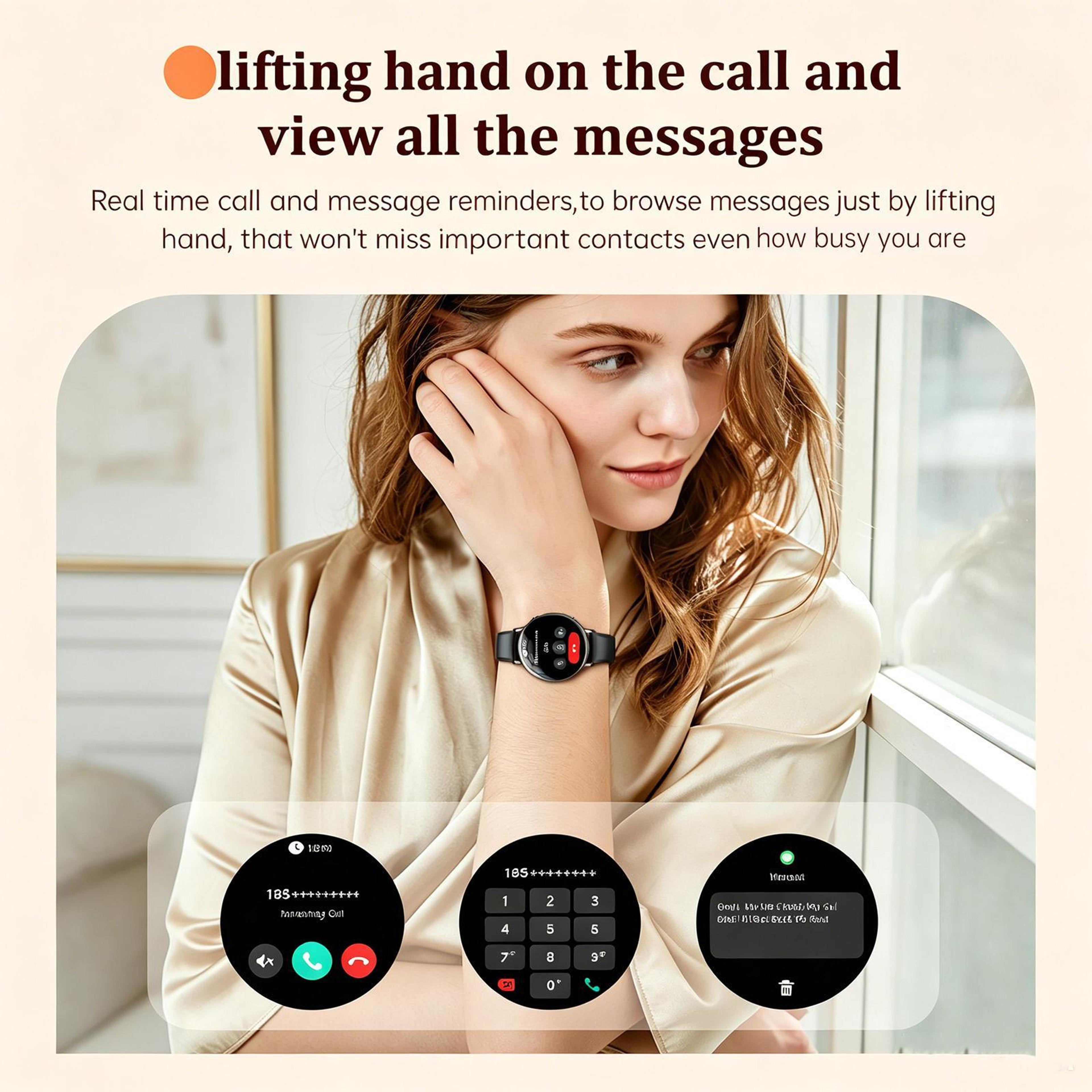 M201 Womens Smart Watch 132 Inch AMOLED Fitness Smartwatch With IP68 Waterproof Bluetooth Calling 7