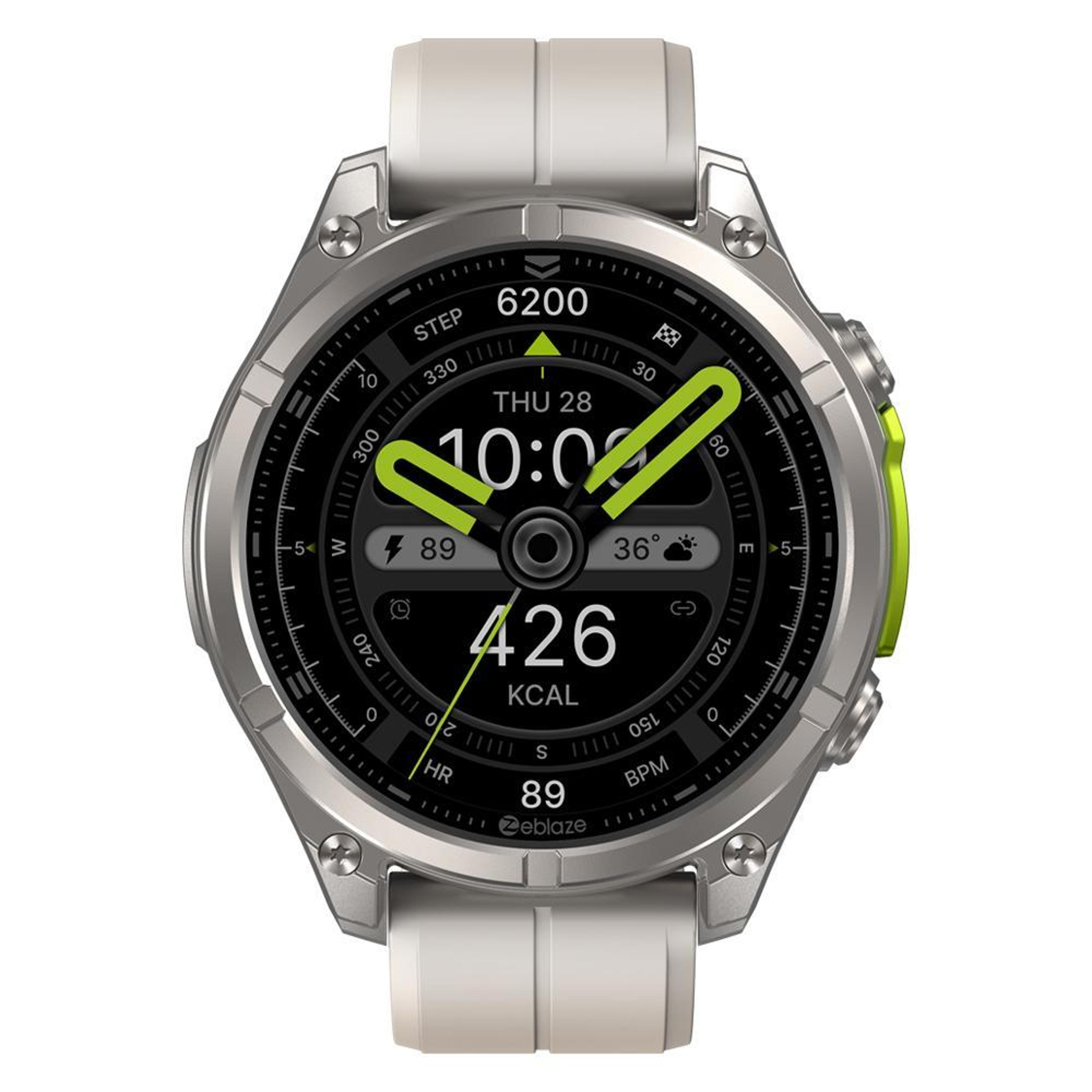 Zeblaze Vibe 8 Rugged Smartwatch With AMOLED Display 5 ATM Waterproof Outdoor Fitness Watch 1