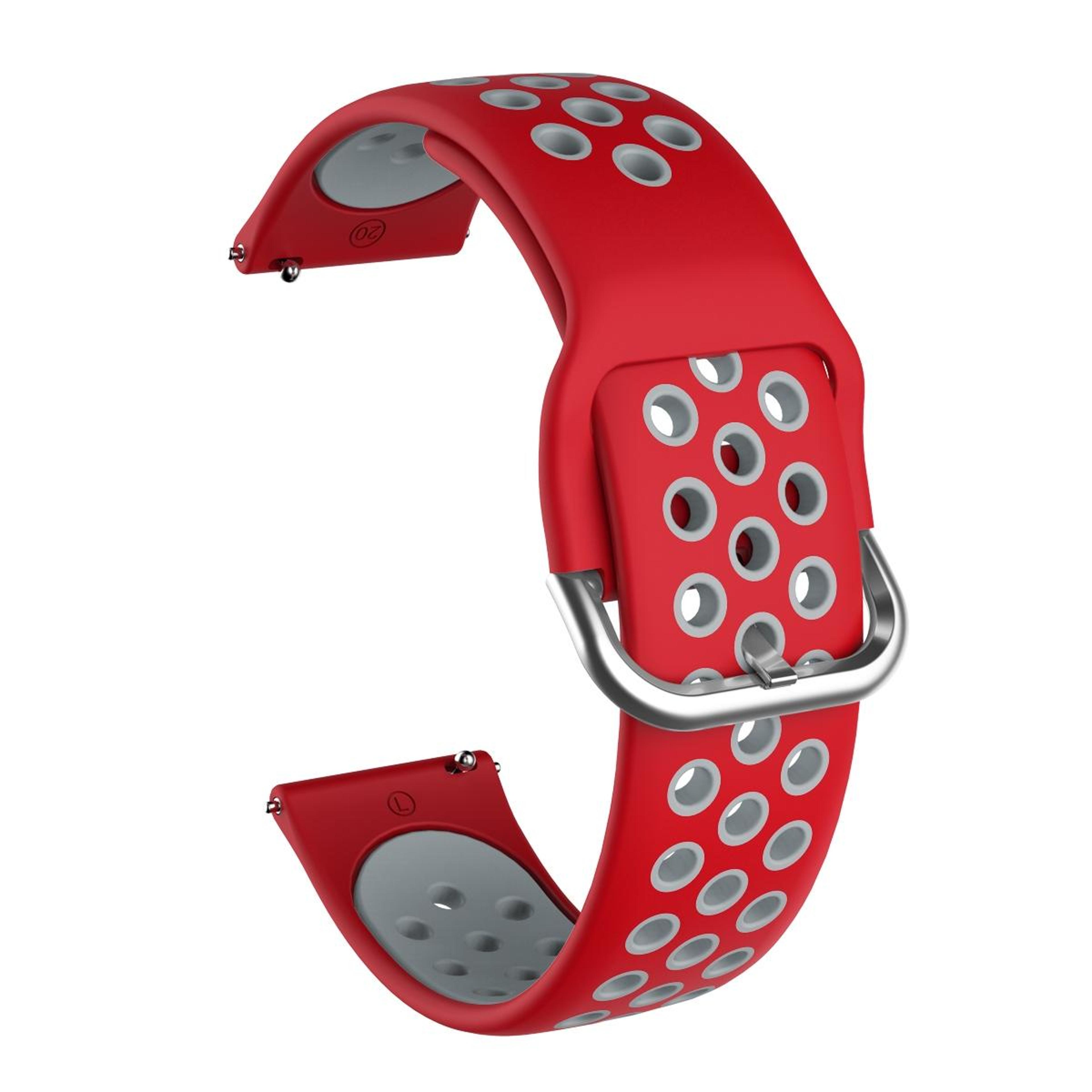 Samsung Galaxy Watch Active2 44mm Silicone Watch Band Two Color Sport Replacement Strap 13
