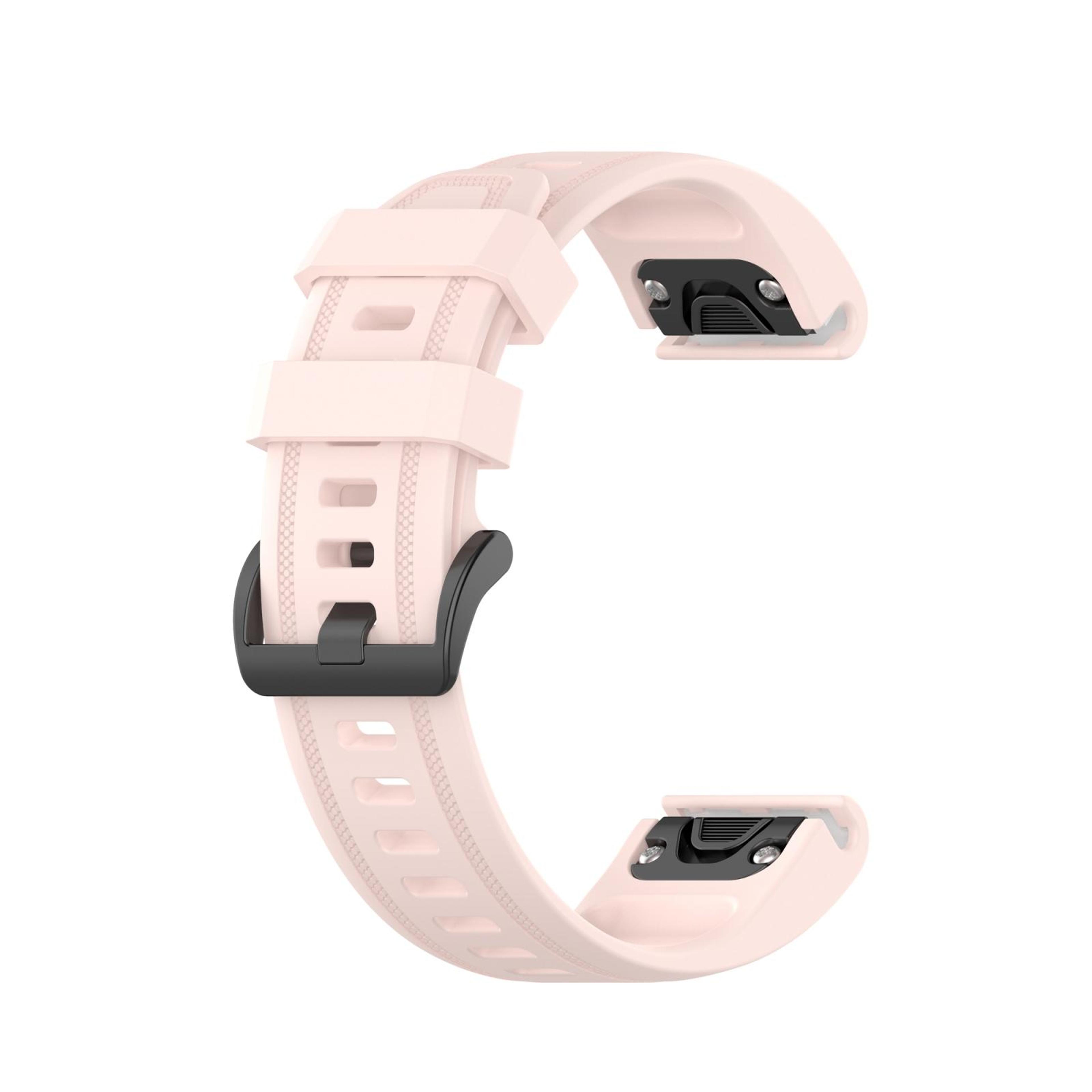Garmin Fenix 7S 20mm Silicone Watch Band Quick Release Soft Waterproof Replacement Strap 19