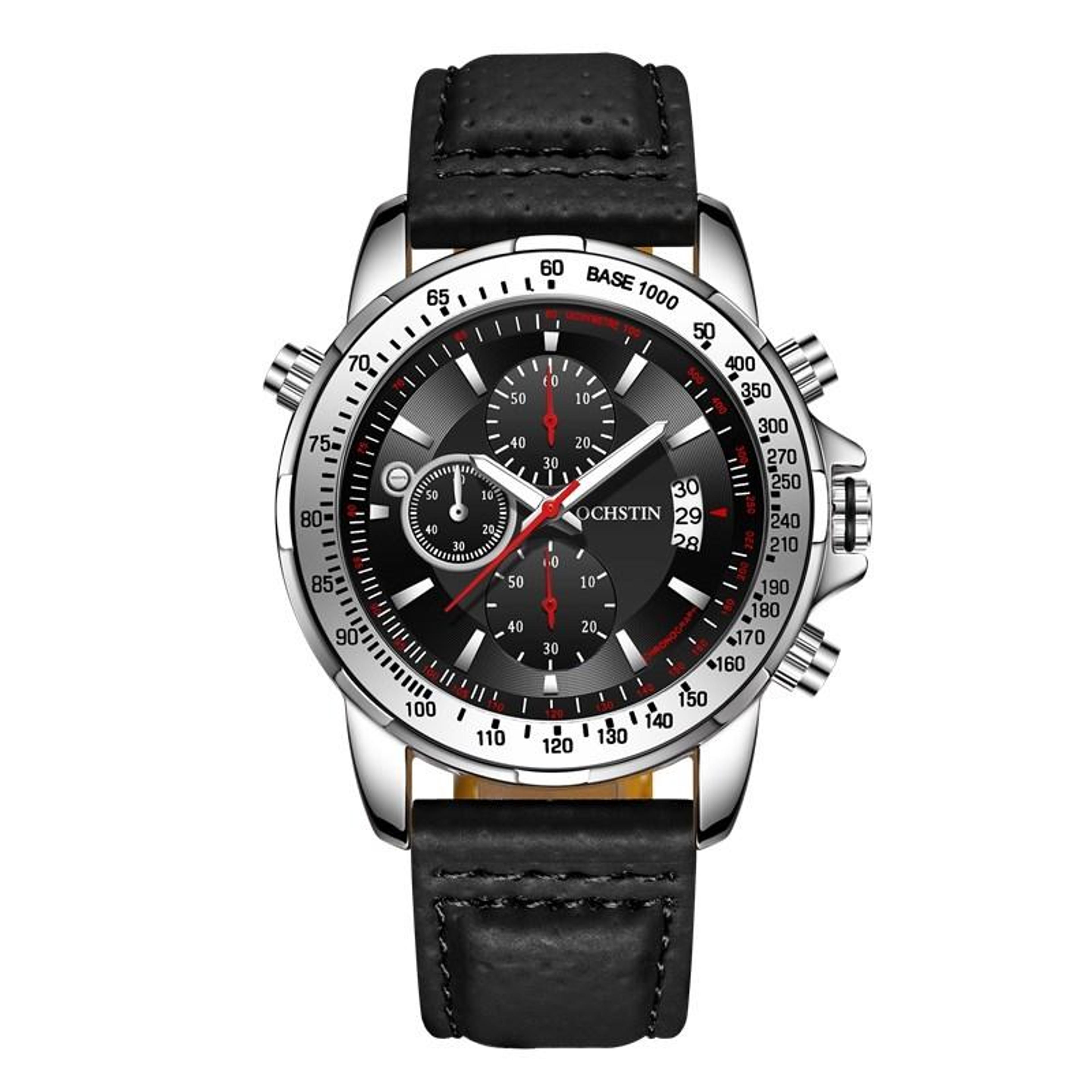 OCHSTIN 6125B Quartz Mens Watch Waterproof Chronograph Watch With Night Light Calendar 5