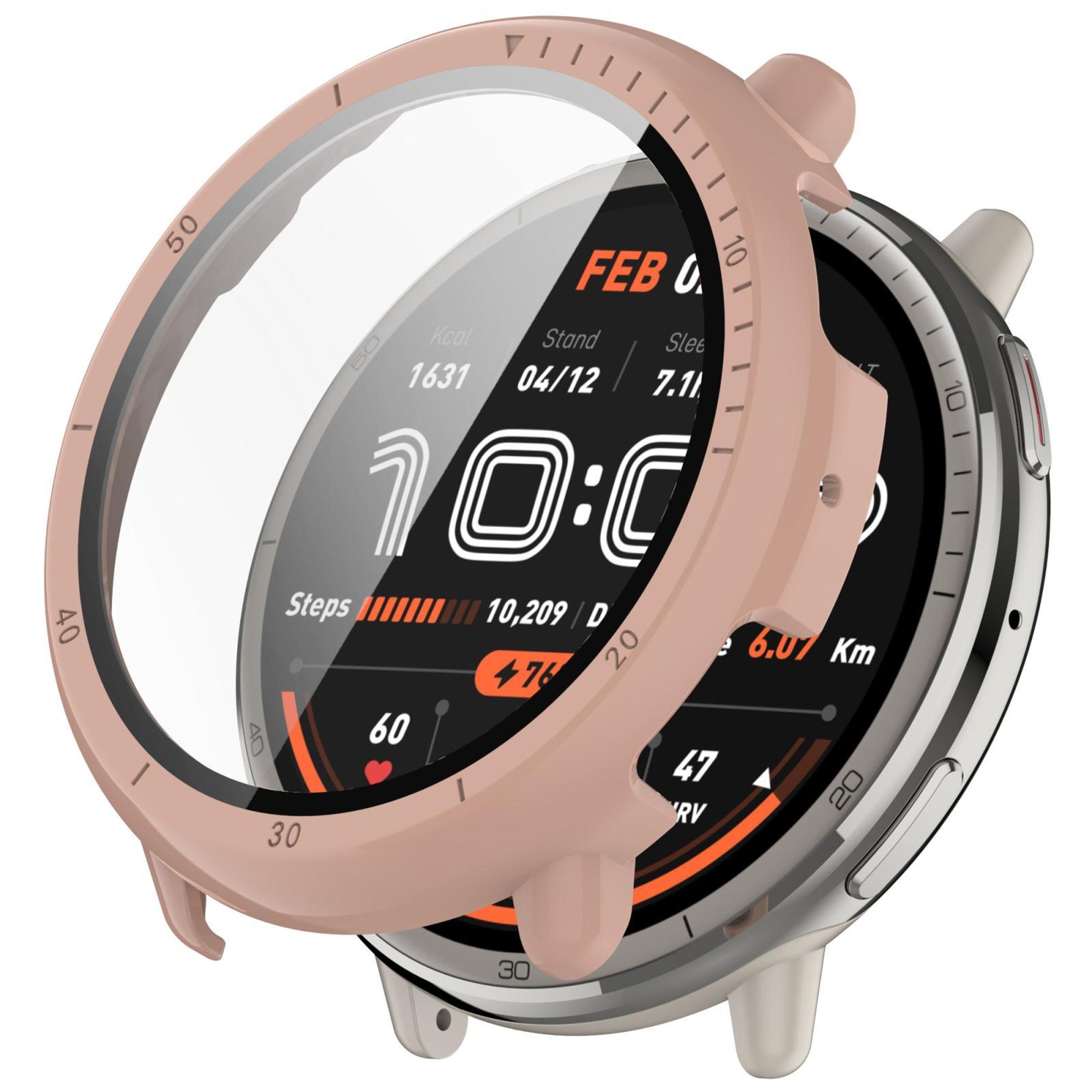 Amazfit Active 2 A2437 PC Watch Case With Tempered Glass Screen Protector Full Coverage 13