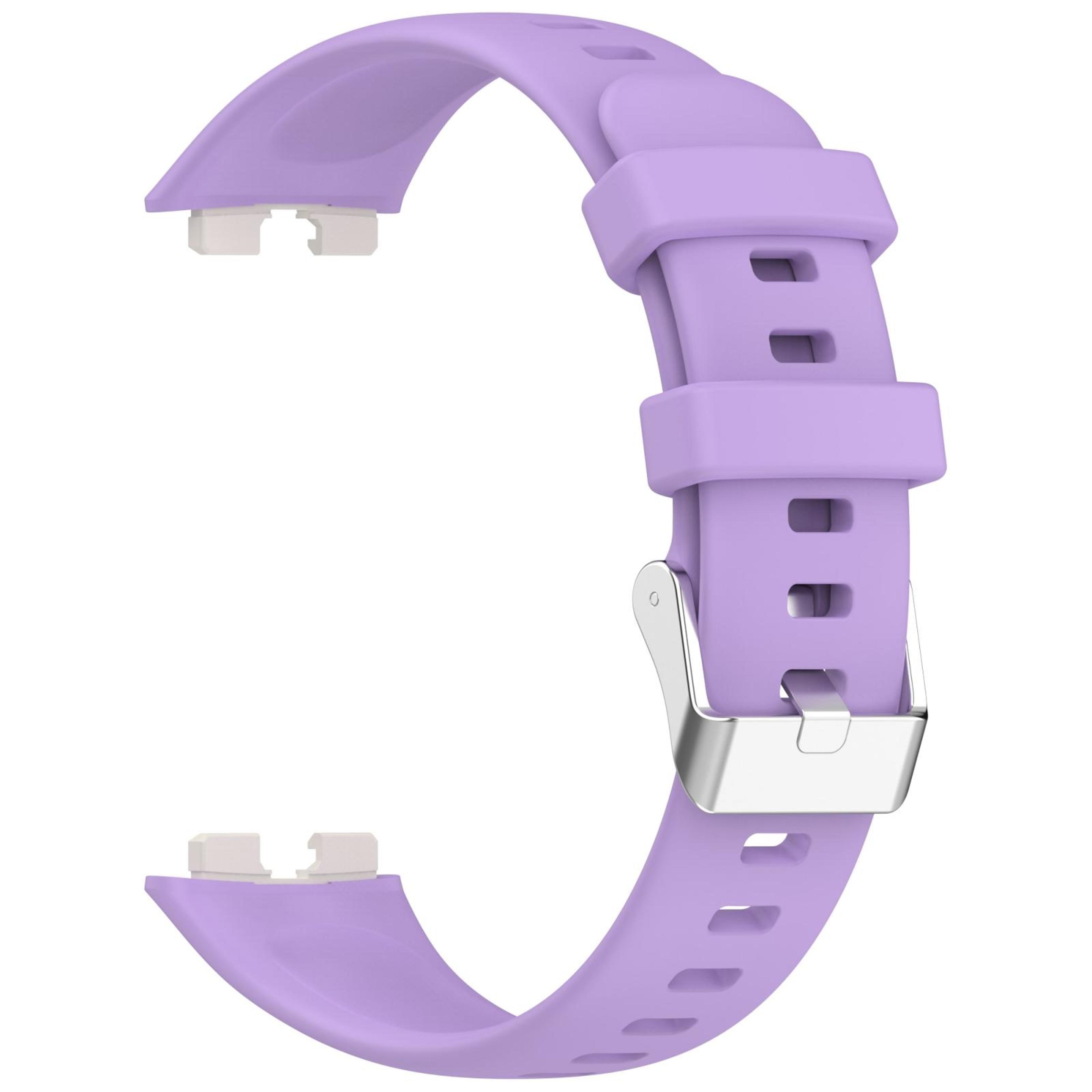 Huawei Band 10 9 8 Silicone Watch Band Soft Replacement Strap With Silver Buckle 4