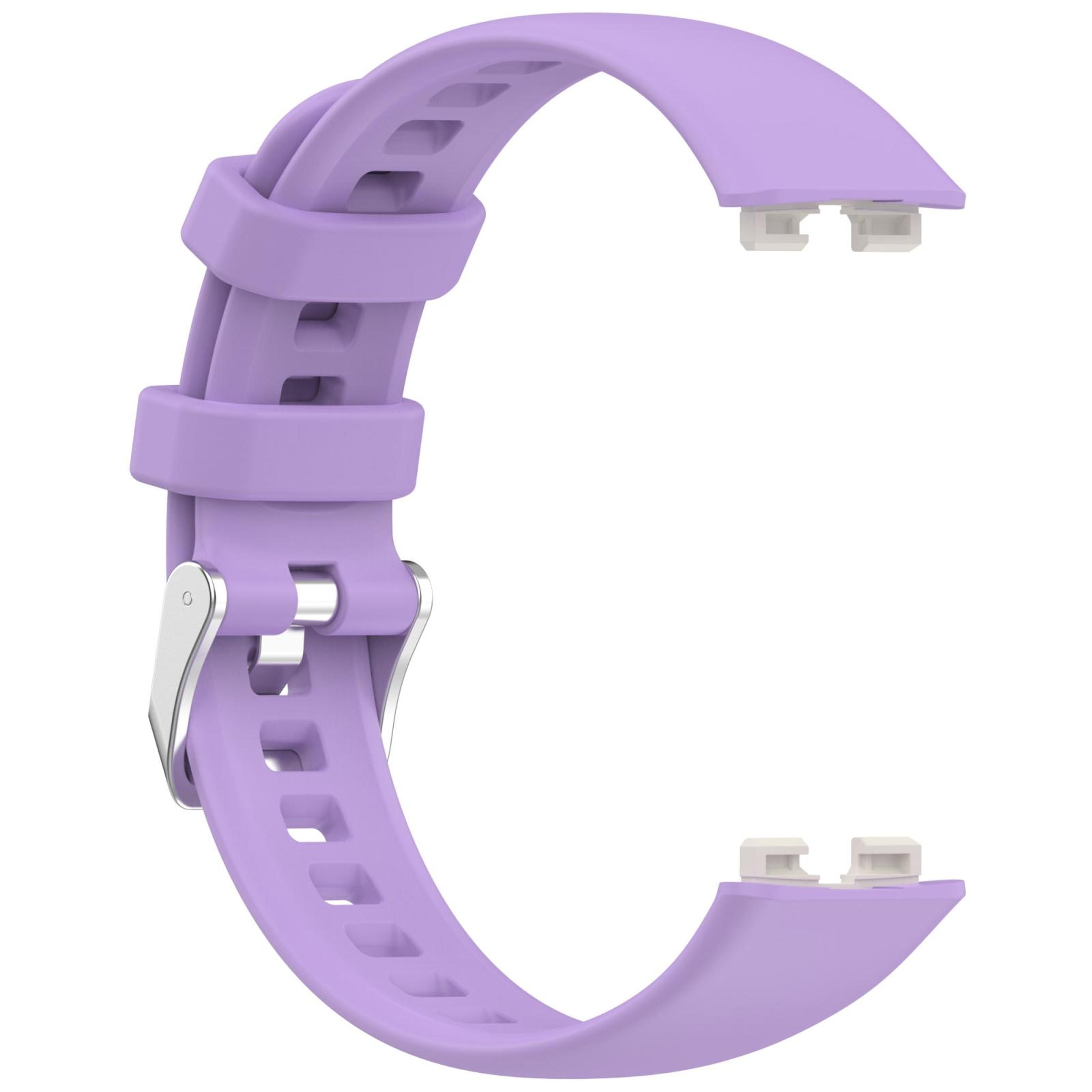 Huawei Band 10 9 8 Silicone Watch Band Soft Replacement Strap With Silver Buckle 5
