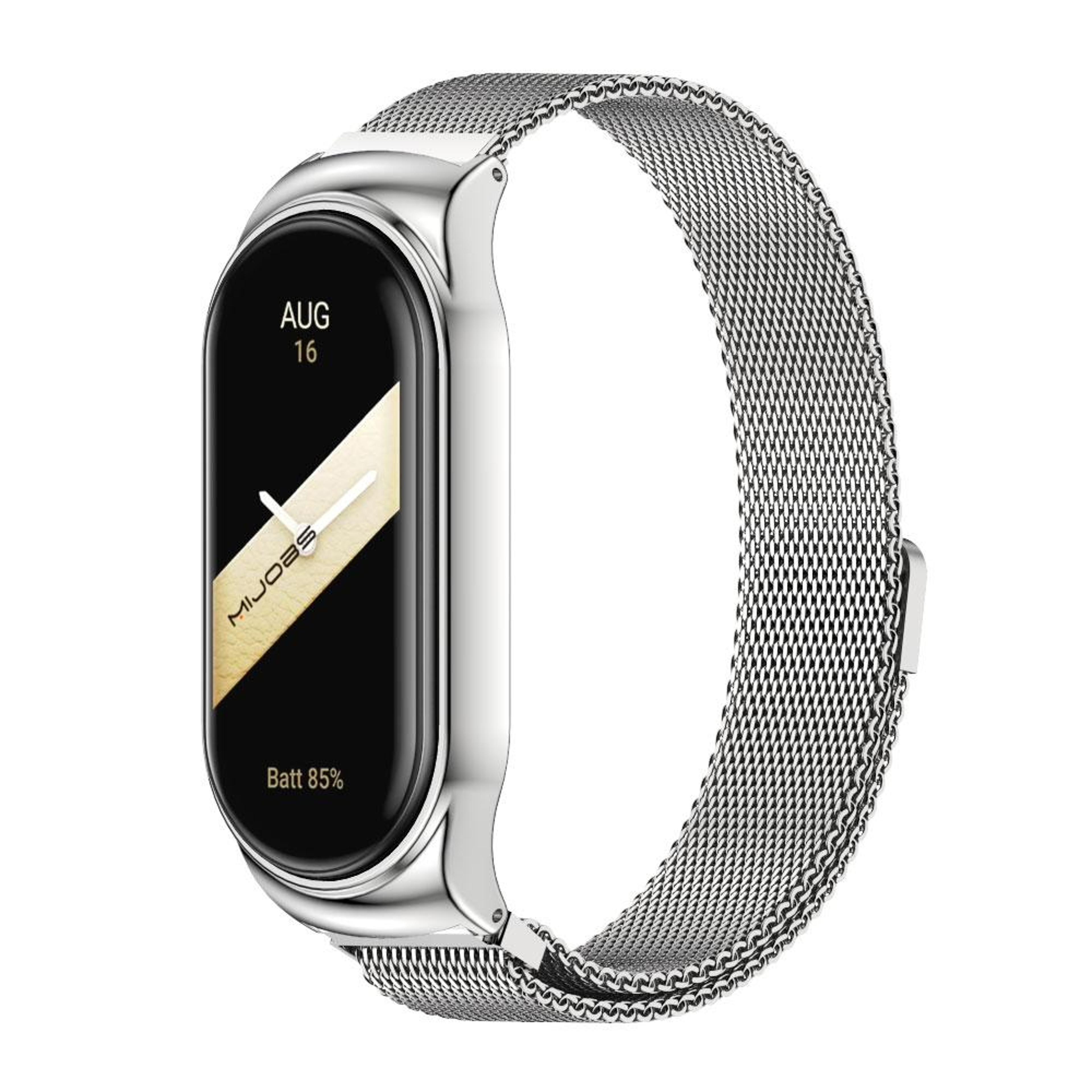 Mijobs Milanese Magnetic Stainless Steel Watch Band Case For Xiaomi Mi Band 8 9 5