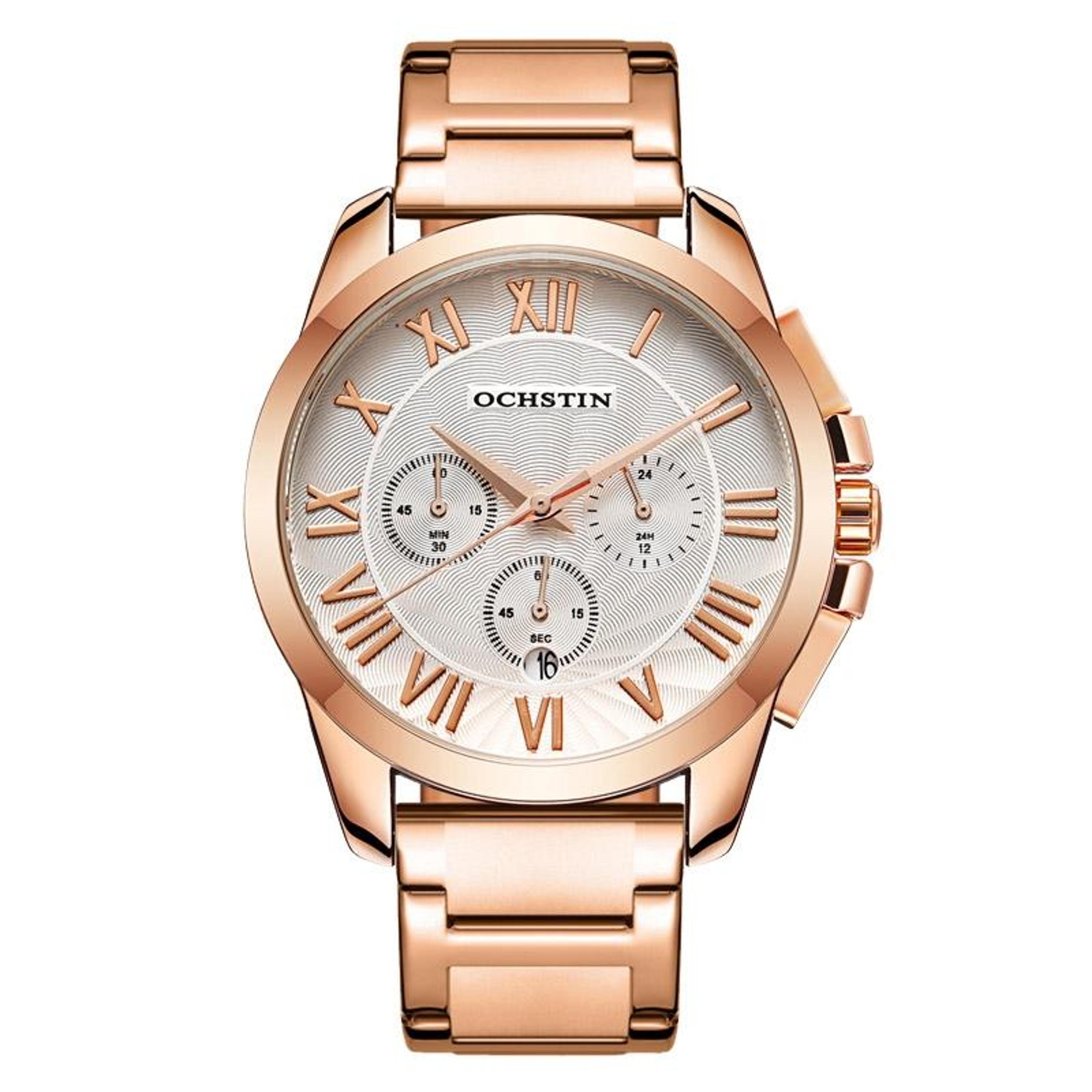 OCHSTIN 7242 Mens Waterproof Quartz Stainless Steel Watch 1