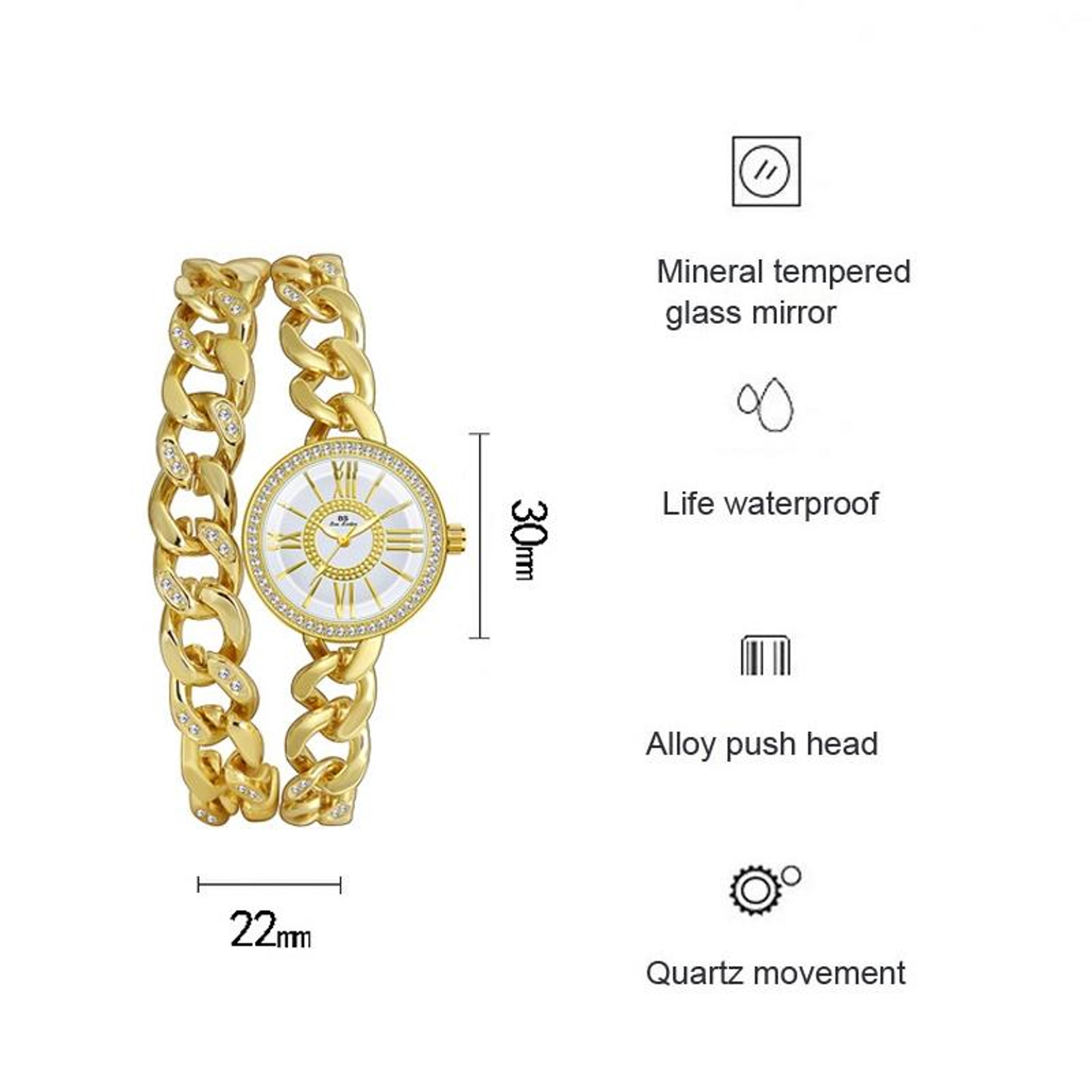 BS Bee Sister FA1329 Roman Numeral Ladies Watch 4