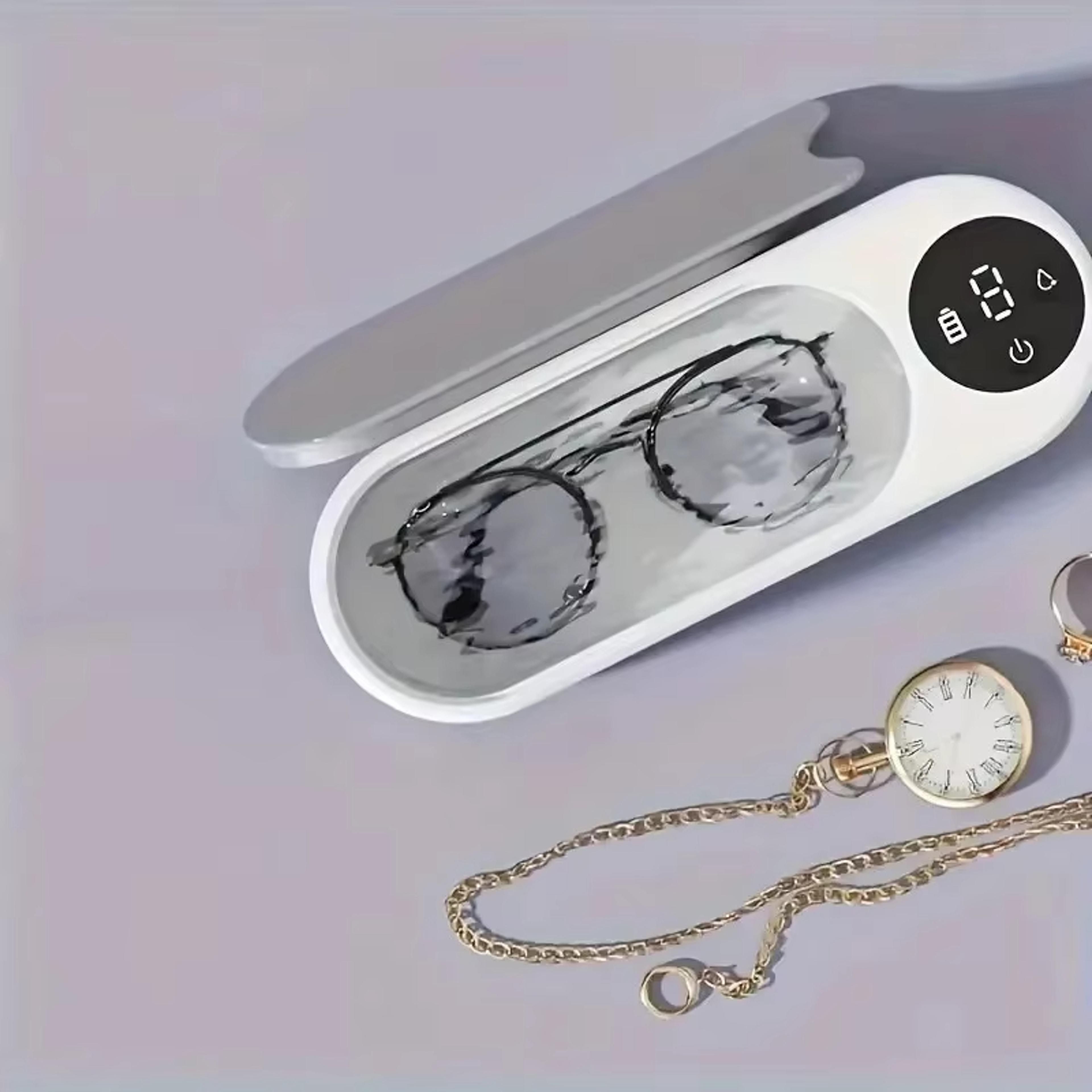 Portable Eyeglass Cleaning Machine Ultrahigh Frequency FullAutomatic Cleaner For Jewelry  Mouthpiec 3