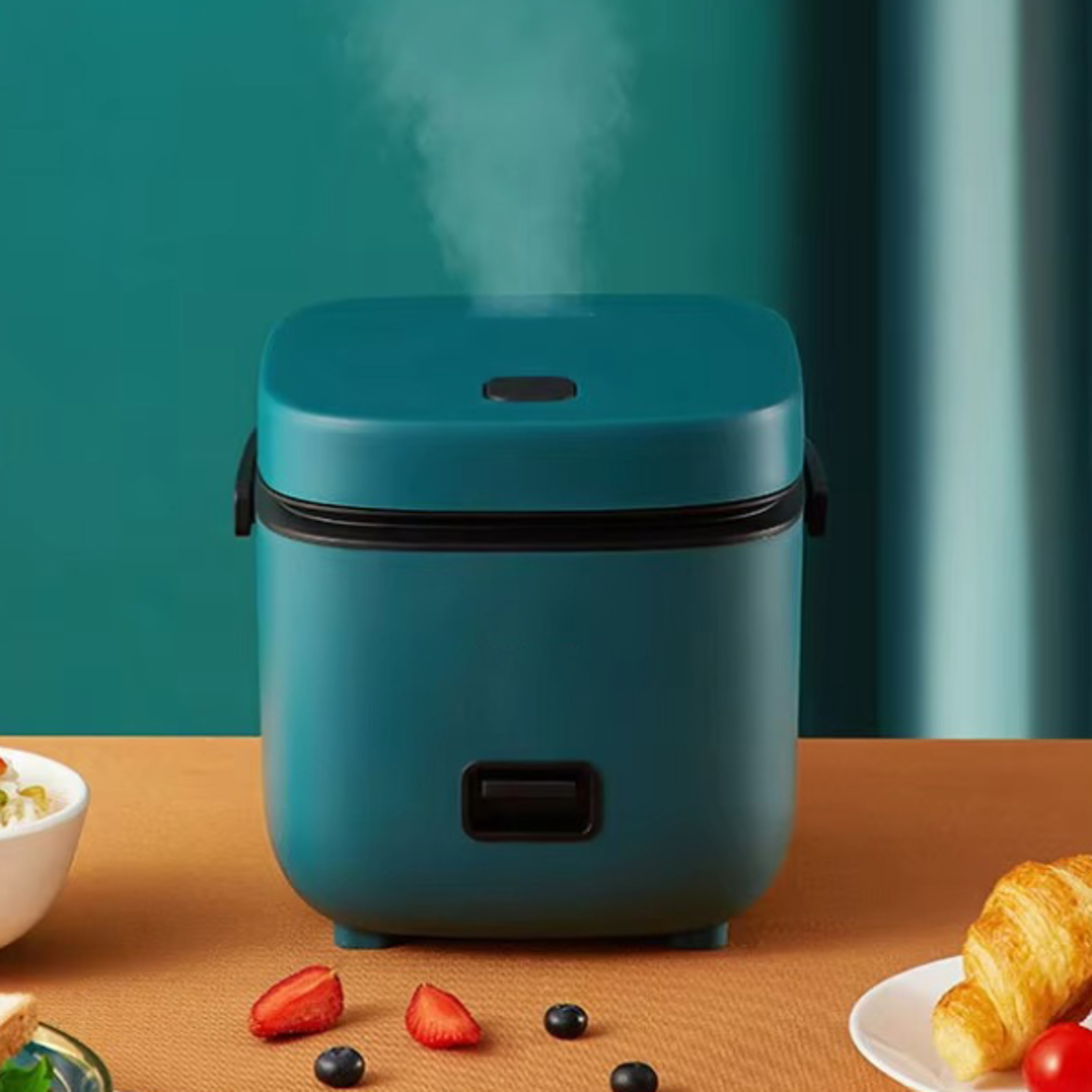 Automatic Household Mini Rice Cooker Small Food Warmer Steamer Electric Cooking Machine 2