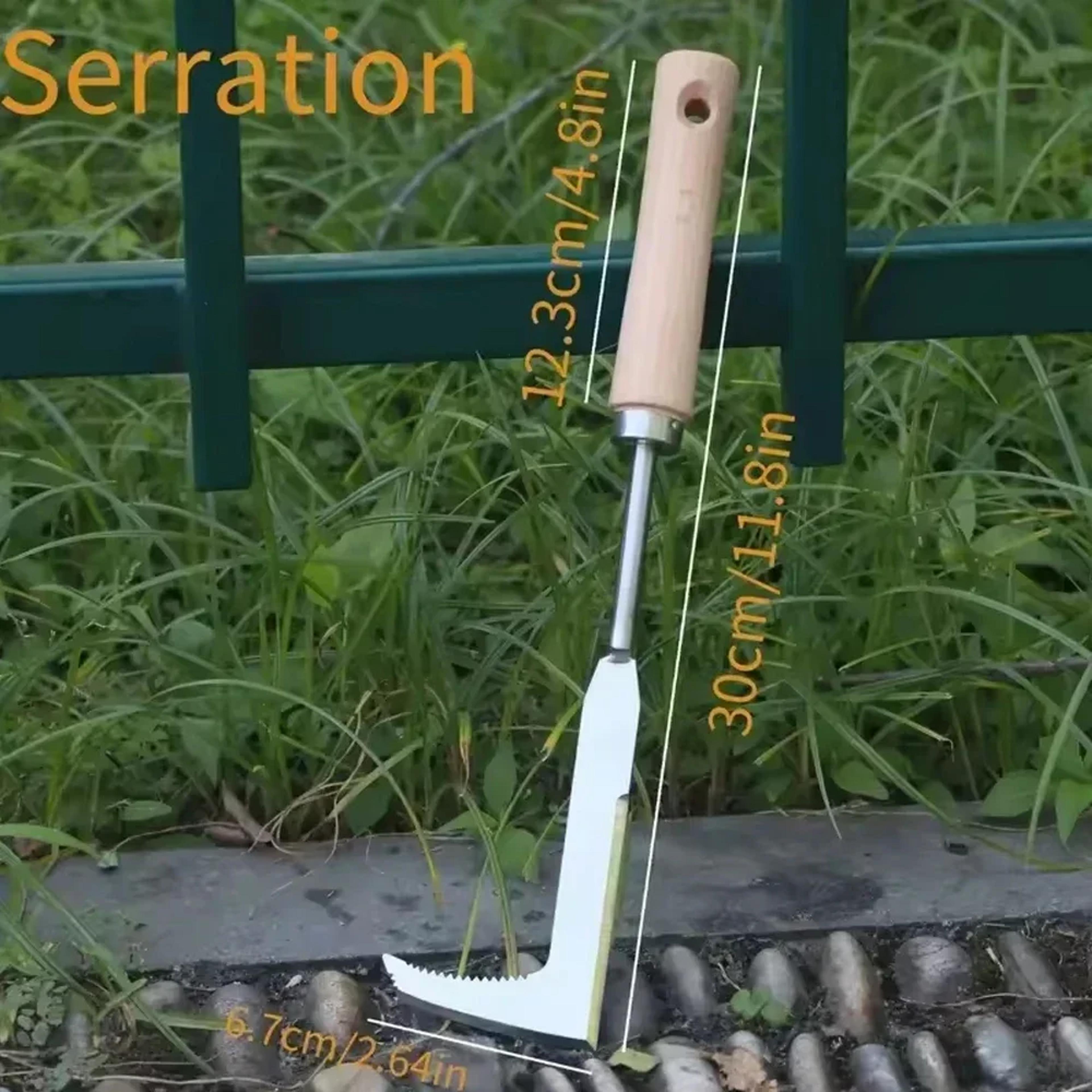 Durable Blade Weed Removal Ergonomic Manual Tool For Cracks Upgraded Carbon Steel Weeder For Lawns  5