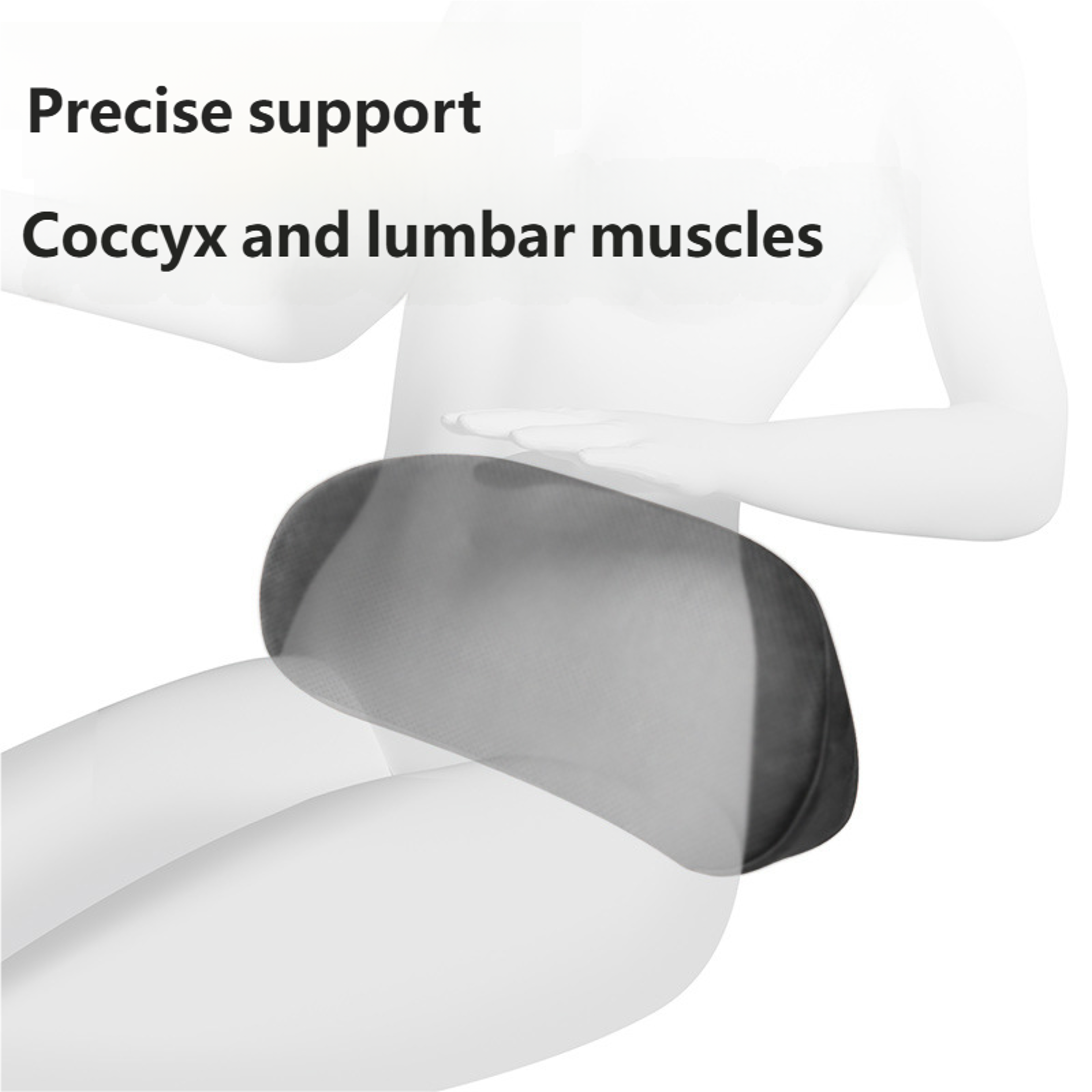 Car Memory Foam Back Support Cushion Lumbar Seat Pillow For Travel Auto Interior Comfort 3