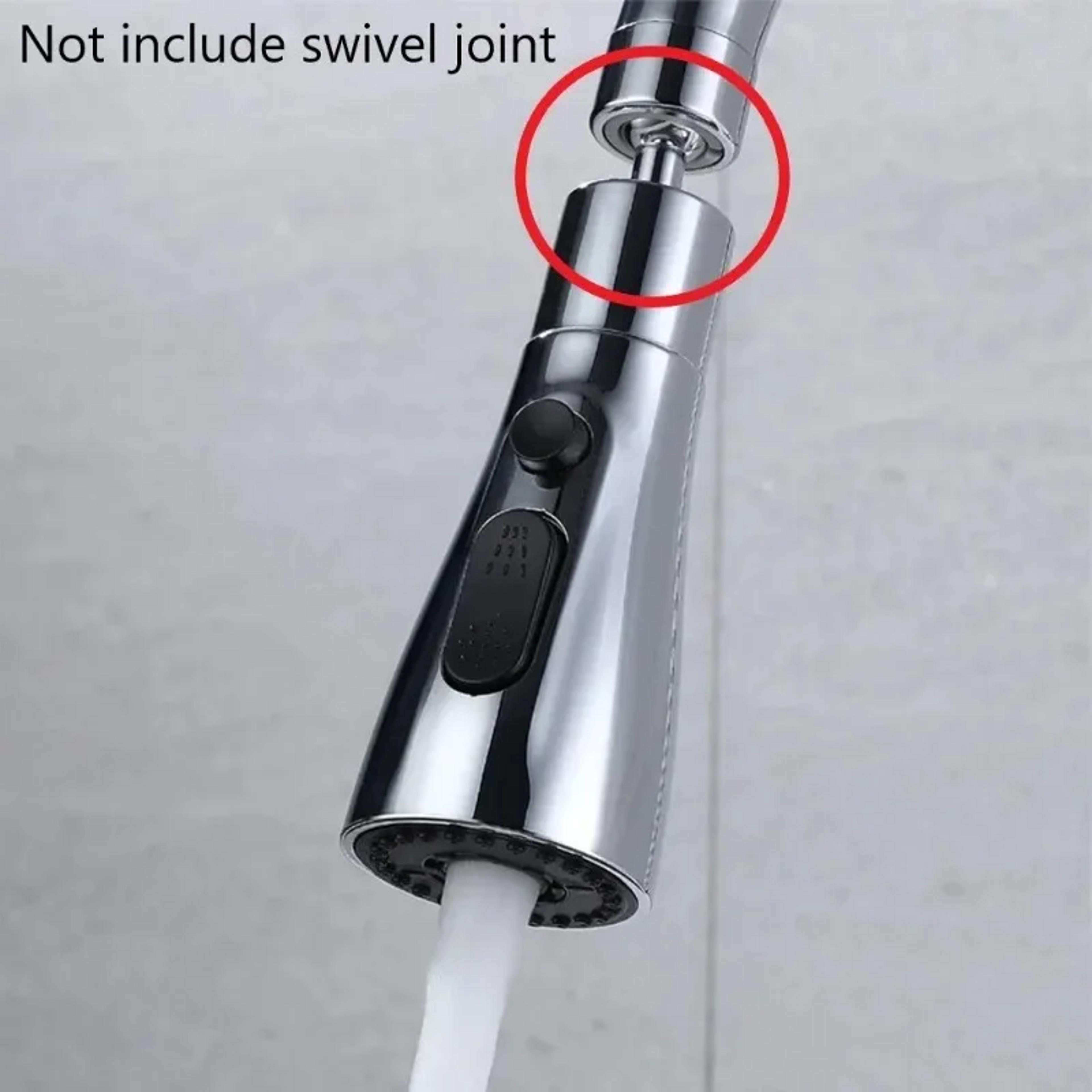 Water Saving Bathroom Sink Shower Spray Head Kitchen Pull Out Faucet Sprayer Nozzle 4