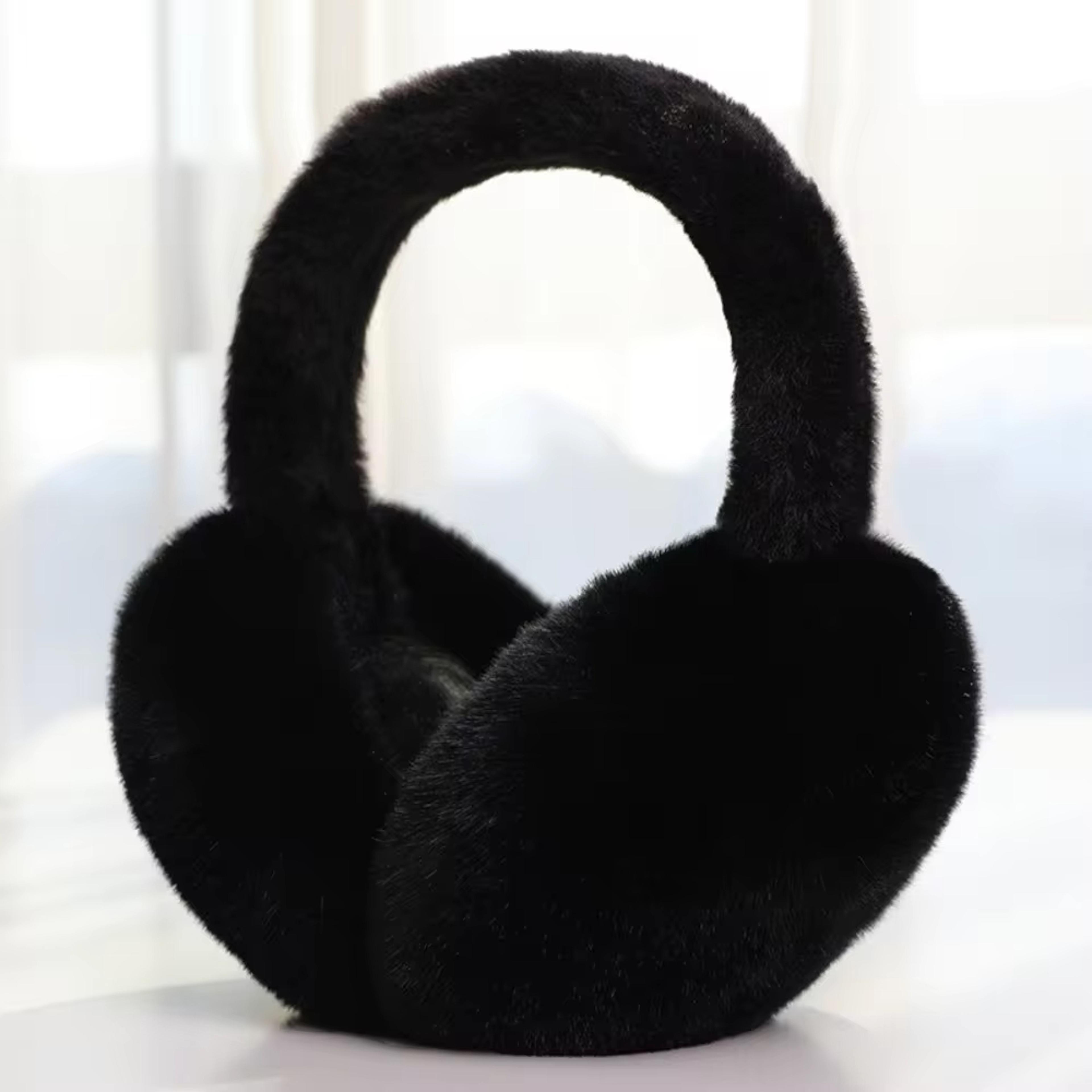 Winter Warm Earmuffs Solid Color Soft Plush Ear Warmer Fashion Ear Cover With Cold Protection Foldi 11