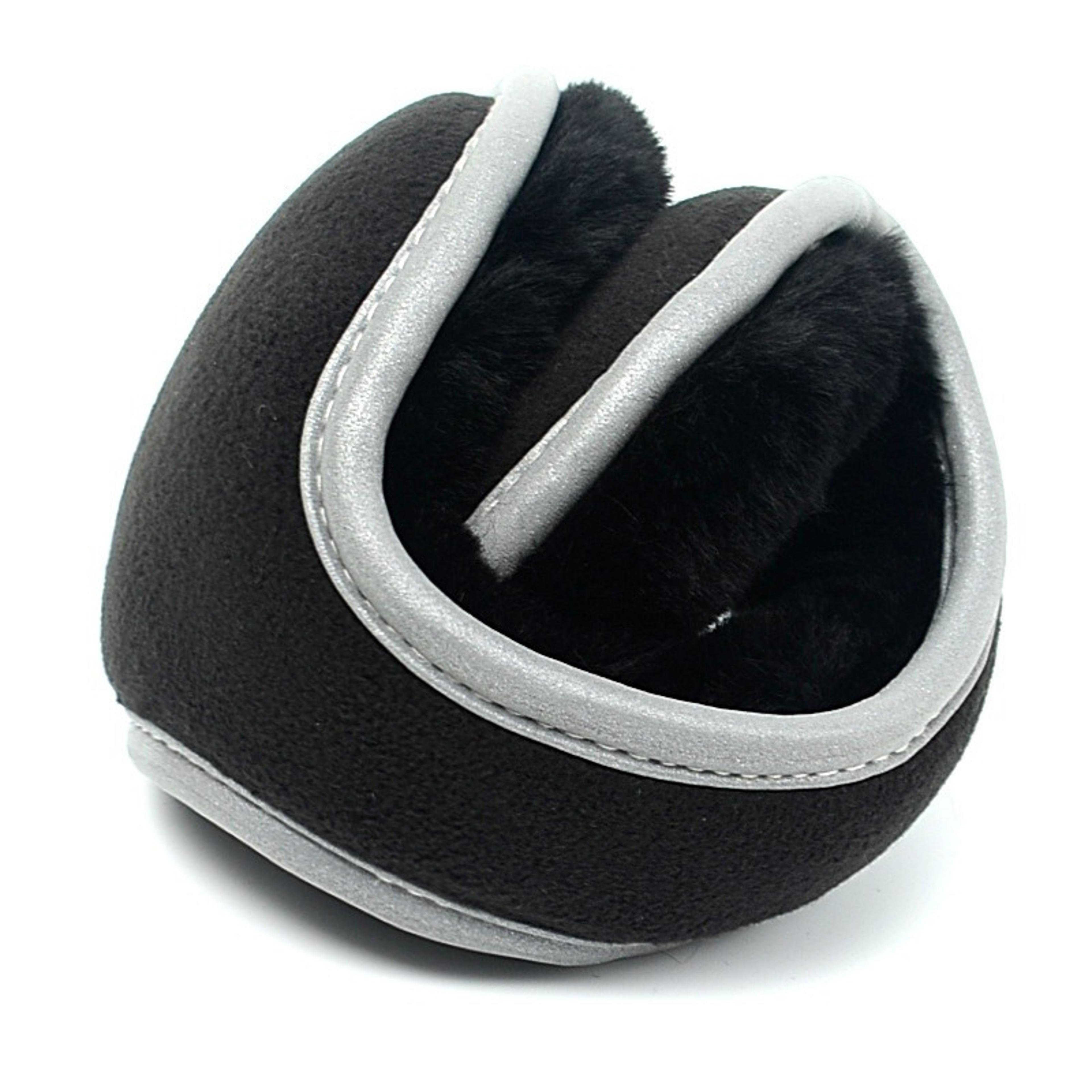 Foldable Winter Ear Warmers For Men  Women Reflective Earmuffs With Reflective Tape For Winter Warm 2