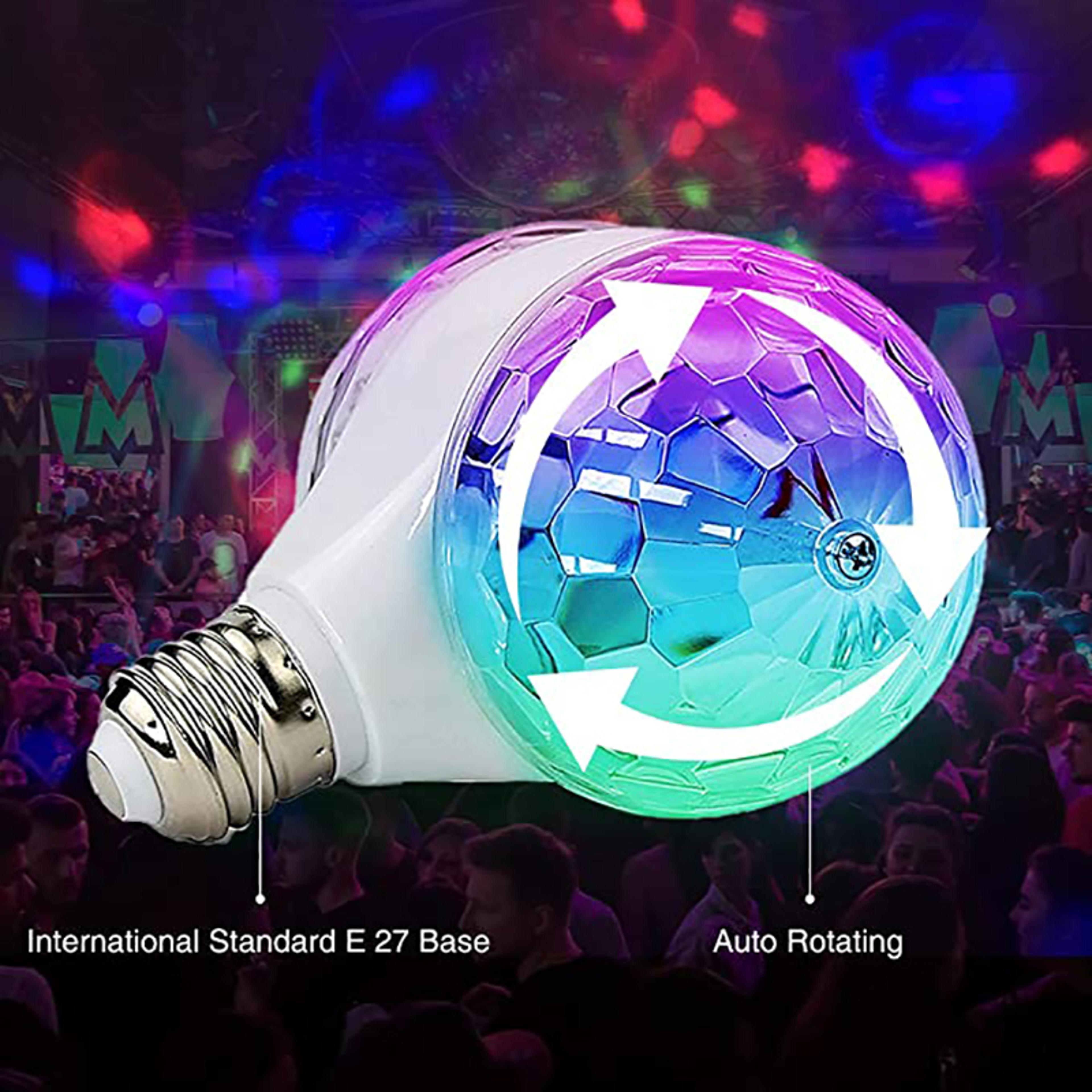 Rotating LED Stage Light LED Dual Head Magic Stage Disco Lamp Colorful Light Bulb For Party Bar KTV 3